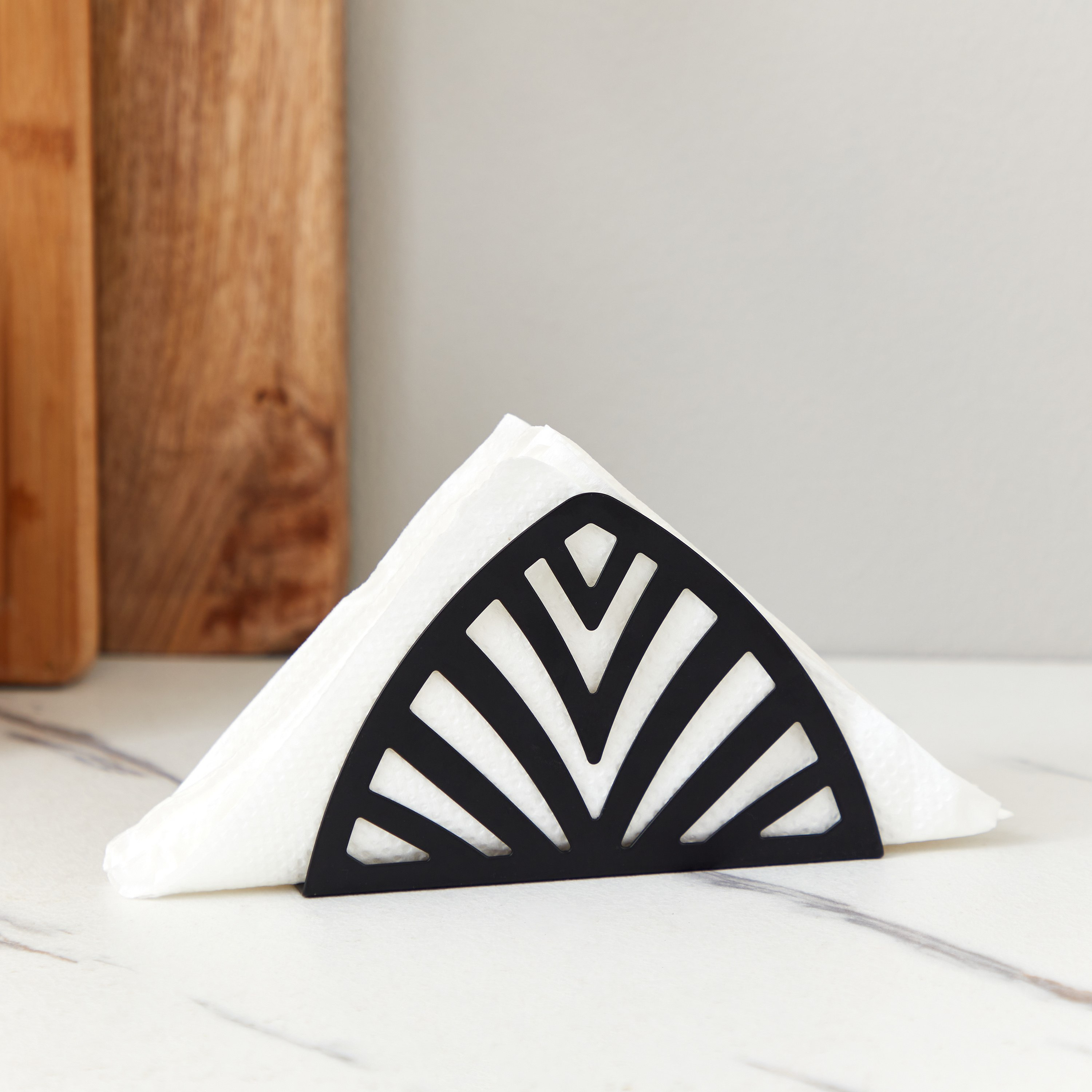 حامل مناديل سفرة معدني من إسنشيال - 13x4x8.5 سم-hbxkitchen-kitchenware-kitchenaccessories-image-1