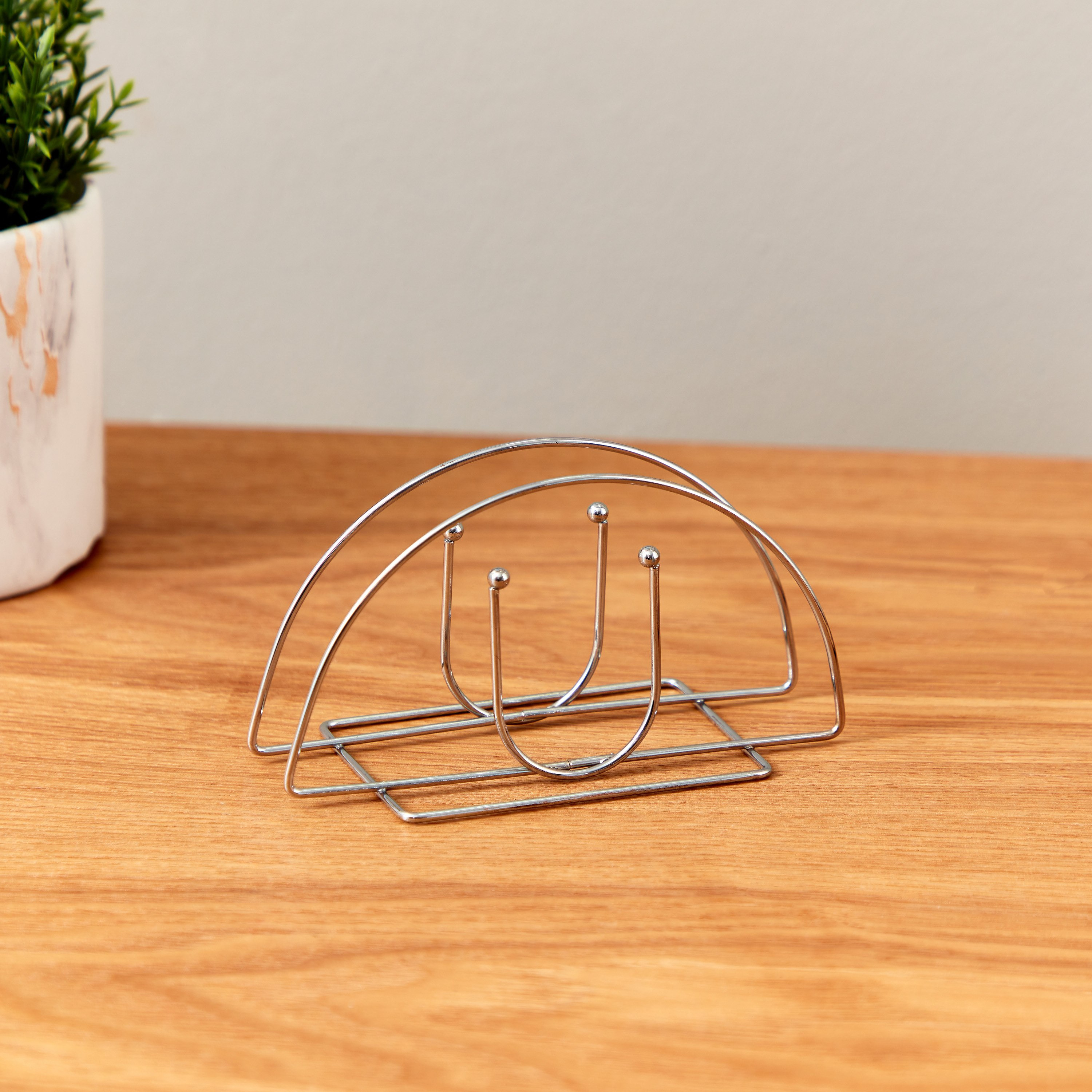 حامل مناديل سفرة سلكي من إسنشيال - 13x6x7 سم-hbxkitchen-kitchenware-kitchenaccessories-image-2