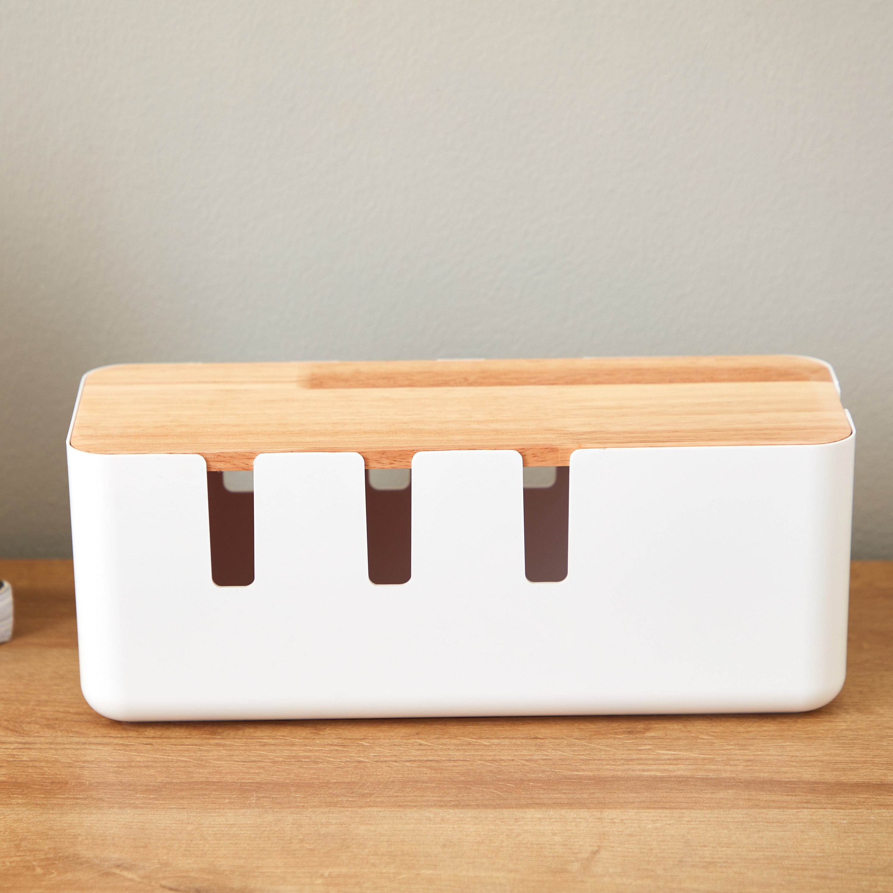 صندوق تنظيم كابلات الطاقة من إسنشيال - 11.6×30.3×12.4 سم-hbxkitchen-kitchenware-kitchenaccessories-image-2