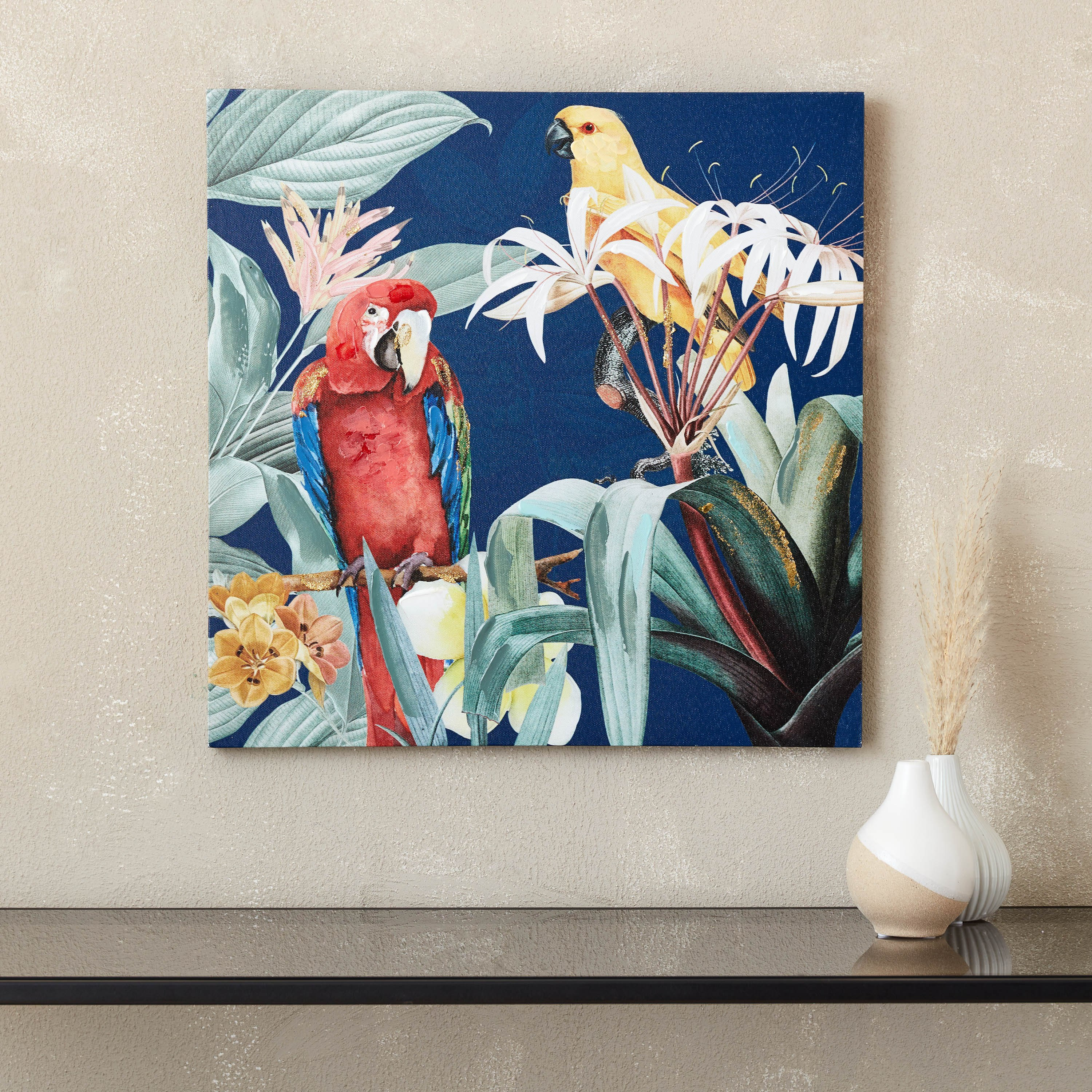 لوحة مؤطرة بتصميم طيور من سيرا - 50x50 سم-hbxhomeware-hbxdecorandfurnishings-image-1