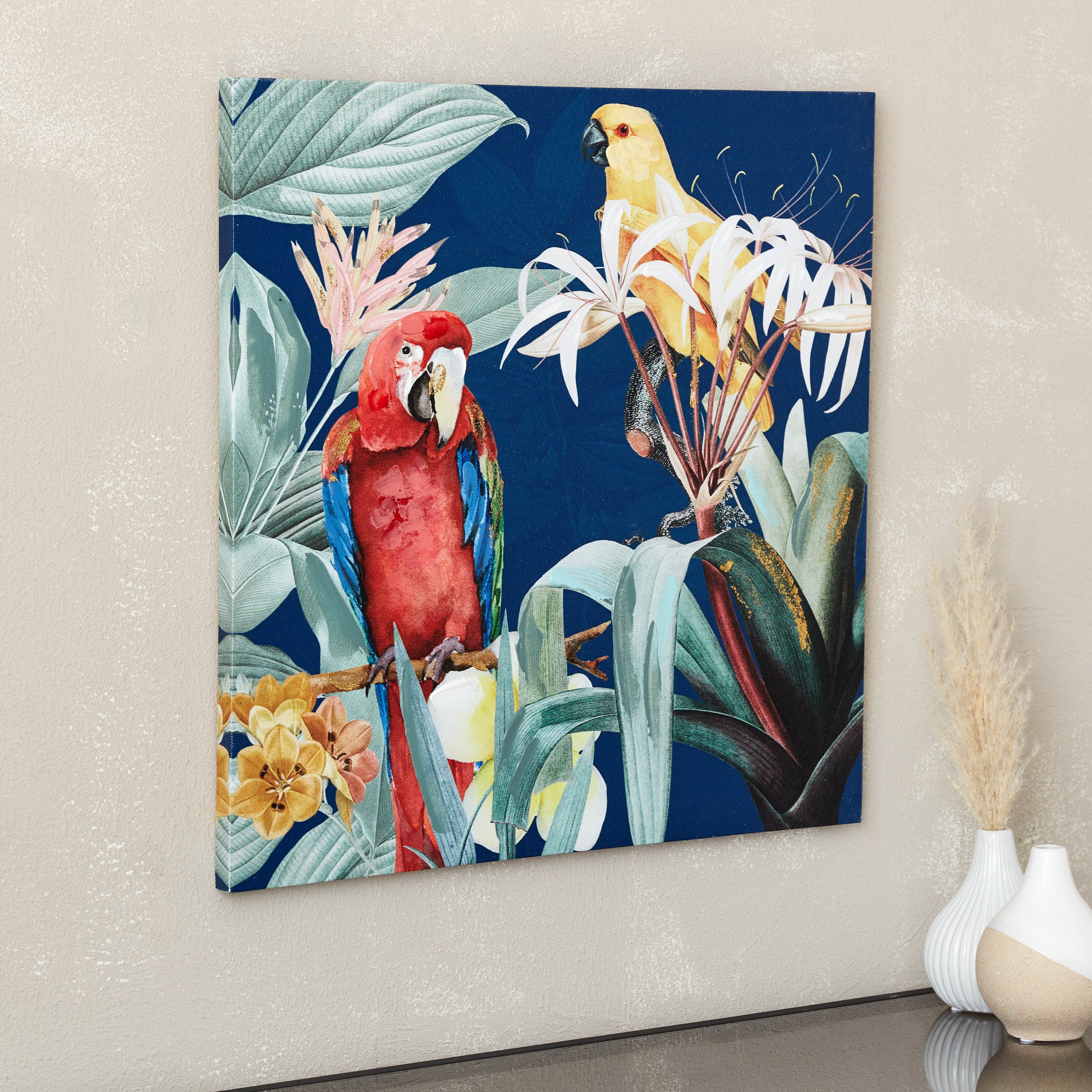 لوحة مؤطرة بتصميم طيور من سيرا - 50x50 سم-hbxhomeware-hbxdecorandfurnishings-image-2