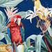 Cera Birds Framed Picture - 50x50 cm-Framed Pictures-thumbnailMobile-3