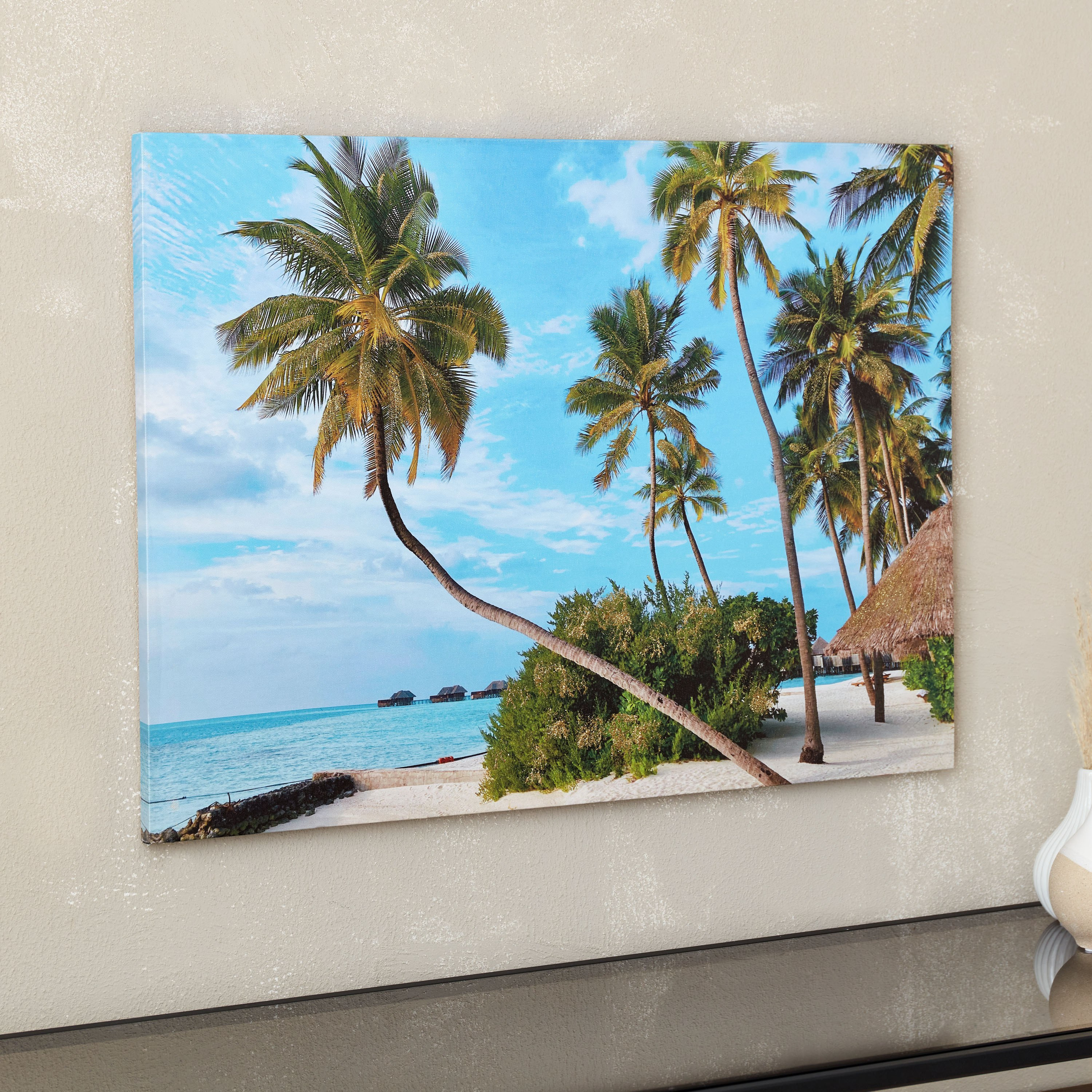 لوحة مؤطرة بتصميم شاطئ من سيرا - 70x50 سم-hbxhomeware-hbxdecorandfurnishings-image-2