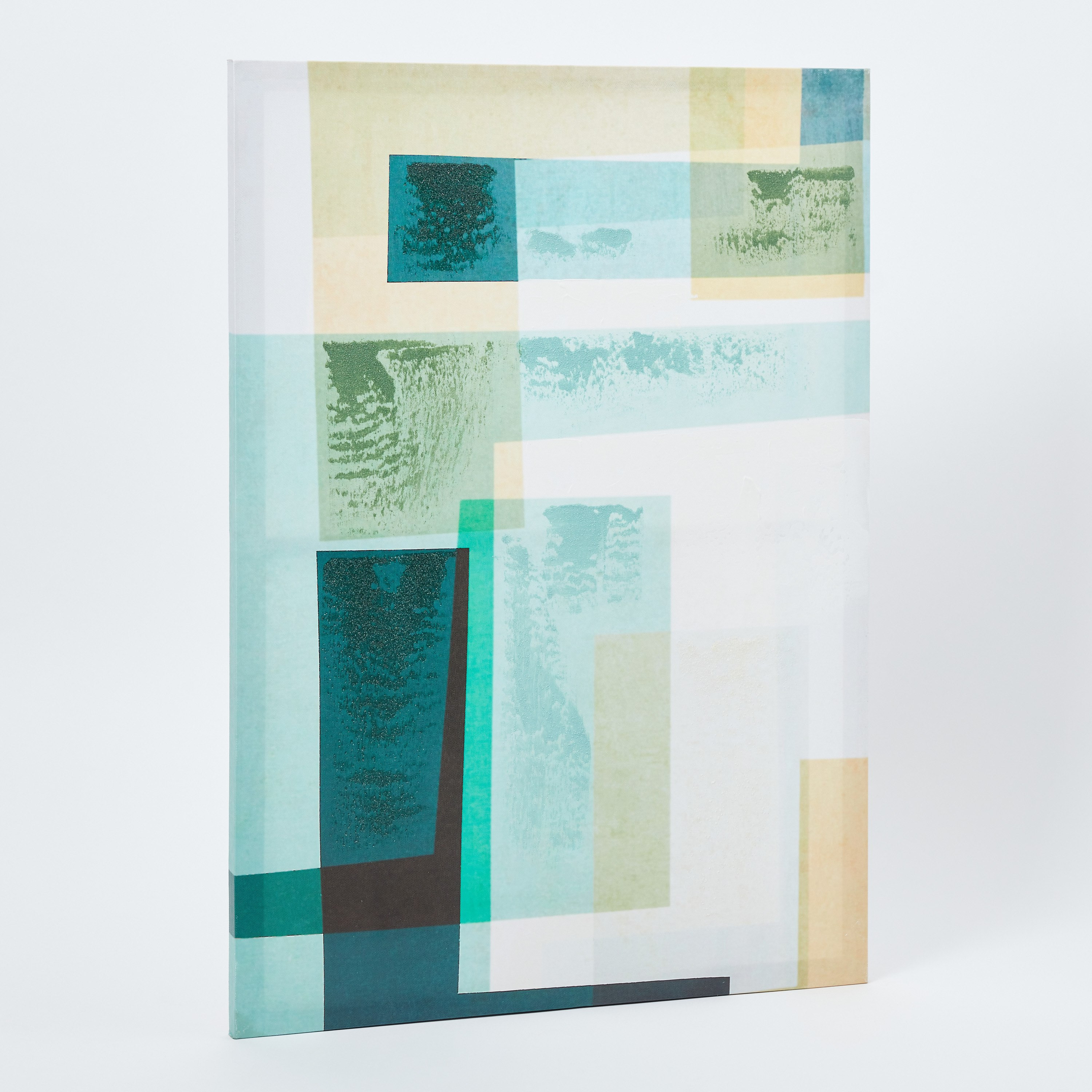 زينة حائط كانفاس مؤطرة بتصميم هندسي من سيرا - 50x70 سم-hbxhomeware-hbxdecorandfurnishings-image-6