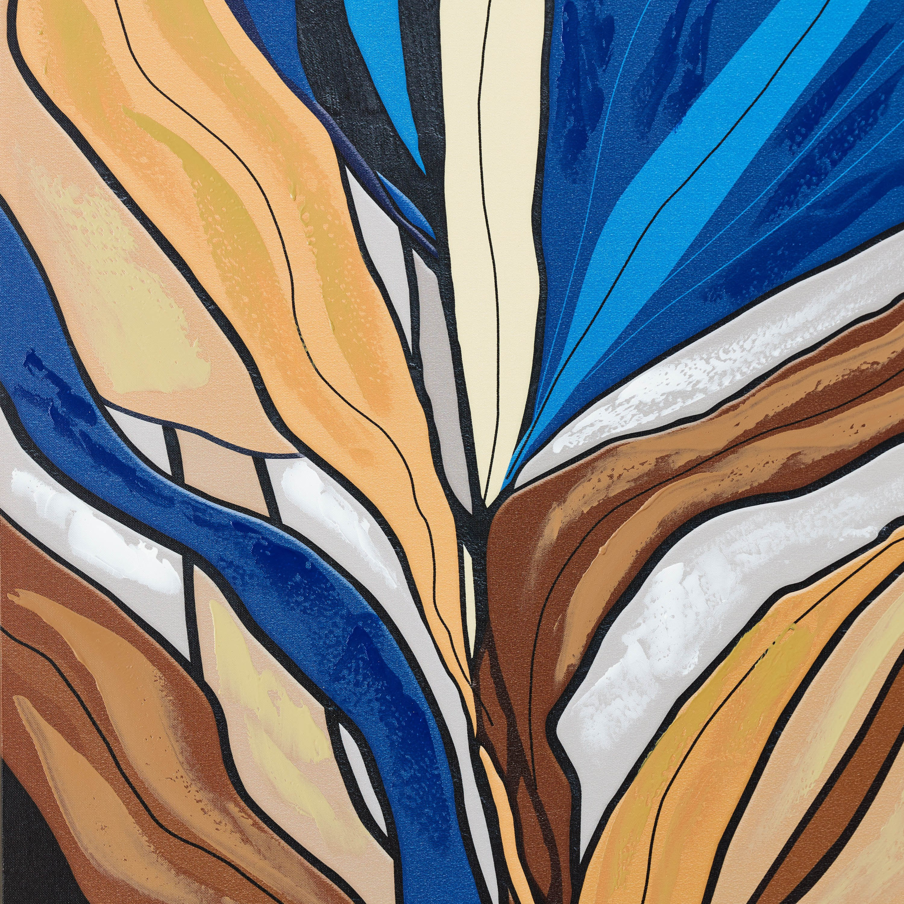 لوحة مؤطرة بتصميم عصري من سيرا - 80x80 سم-hbxhomeware-hbxdecorandfurnishings-image-4