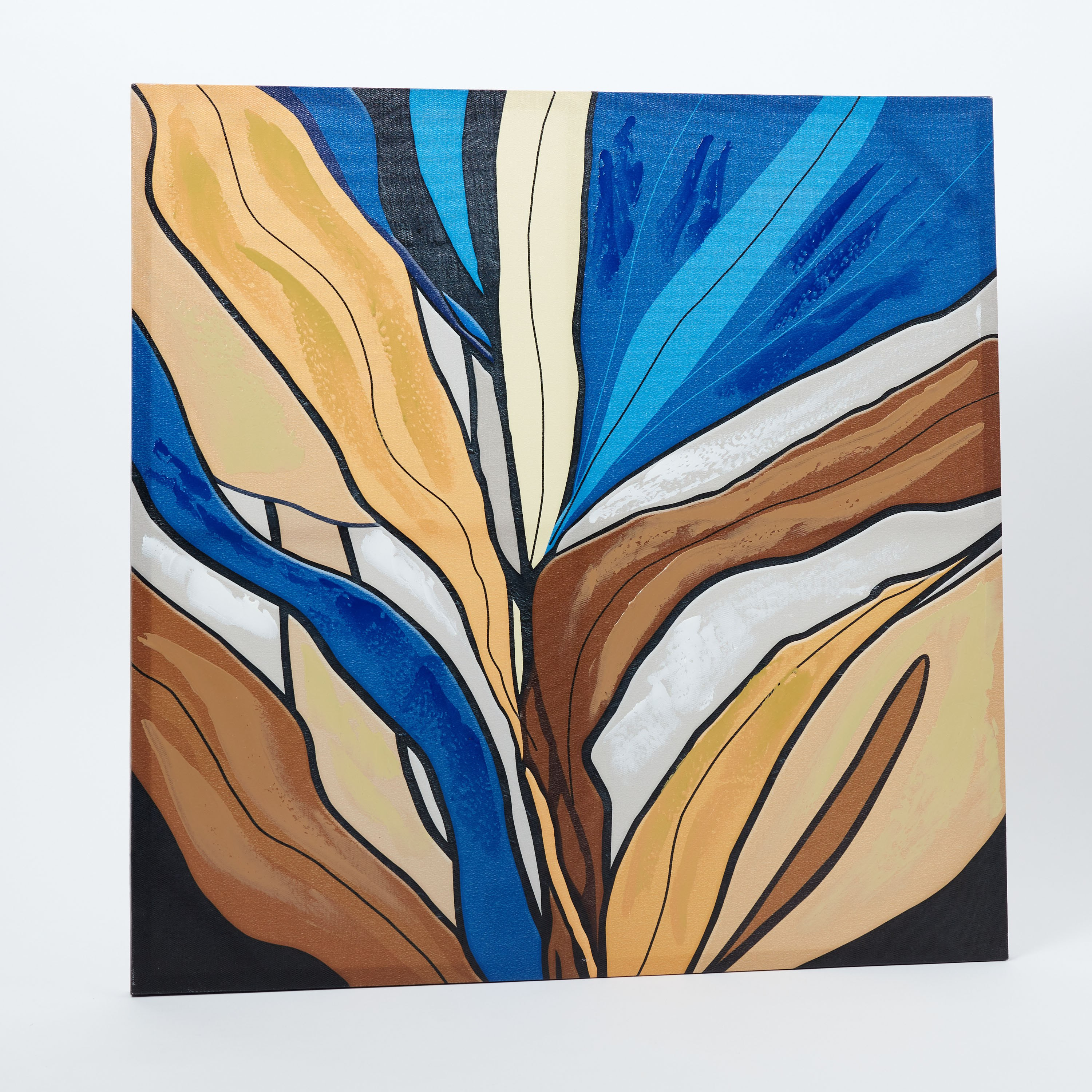 لوحة مؤطرة بتصميم عصري من سيرا - 80x80 سم-hbxhomeware-hbxdecorandfurnishings-image-6