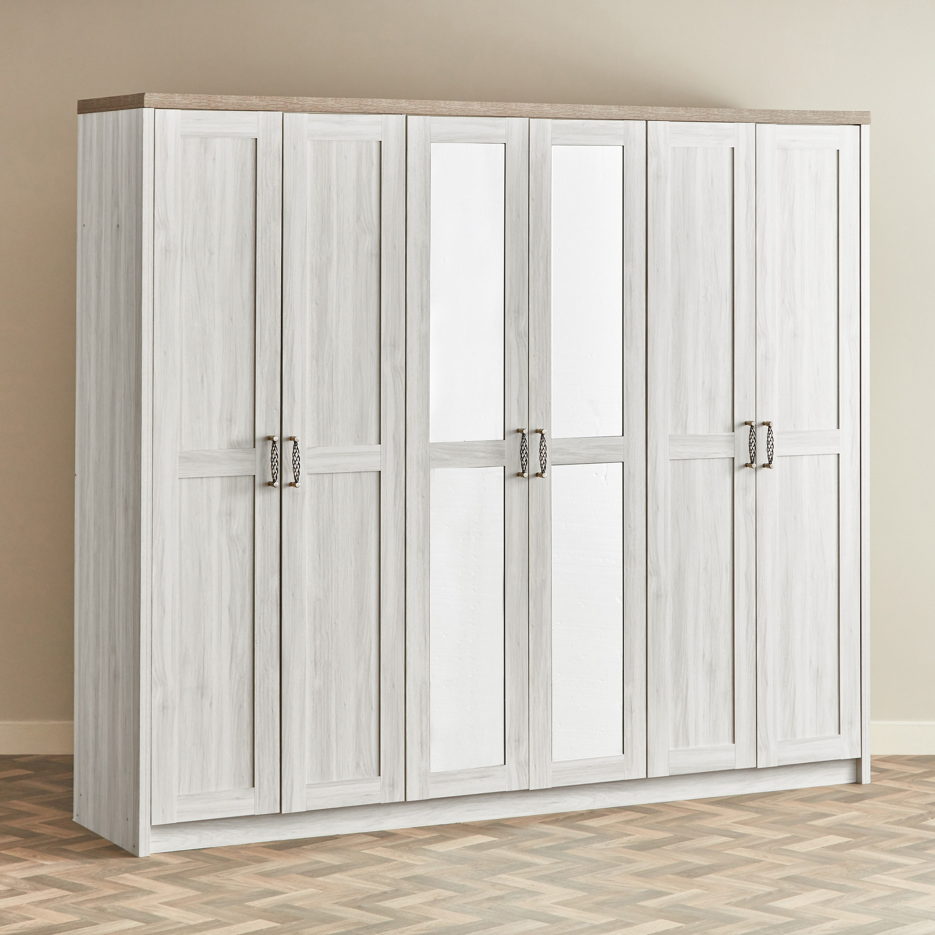 Angelic 6-Door Wardrobe with Mirror-hbxfurniture-wardrobes-image-12