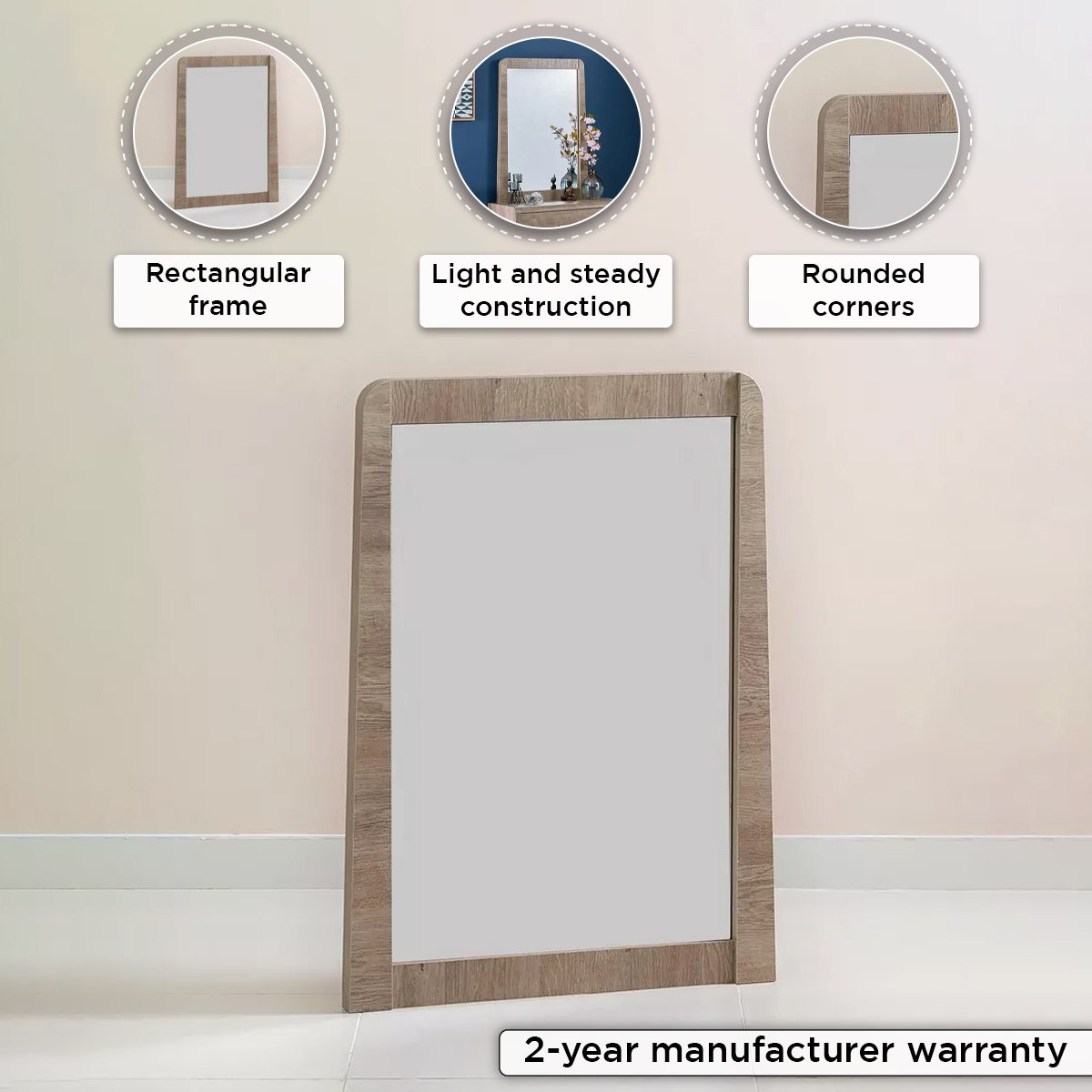 مرآة دون طاولة تزيين من كيرفي-hbxfurniture-bedroom-dressersandmirrors-image-4