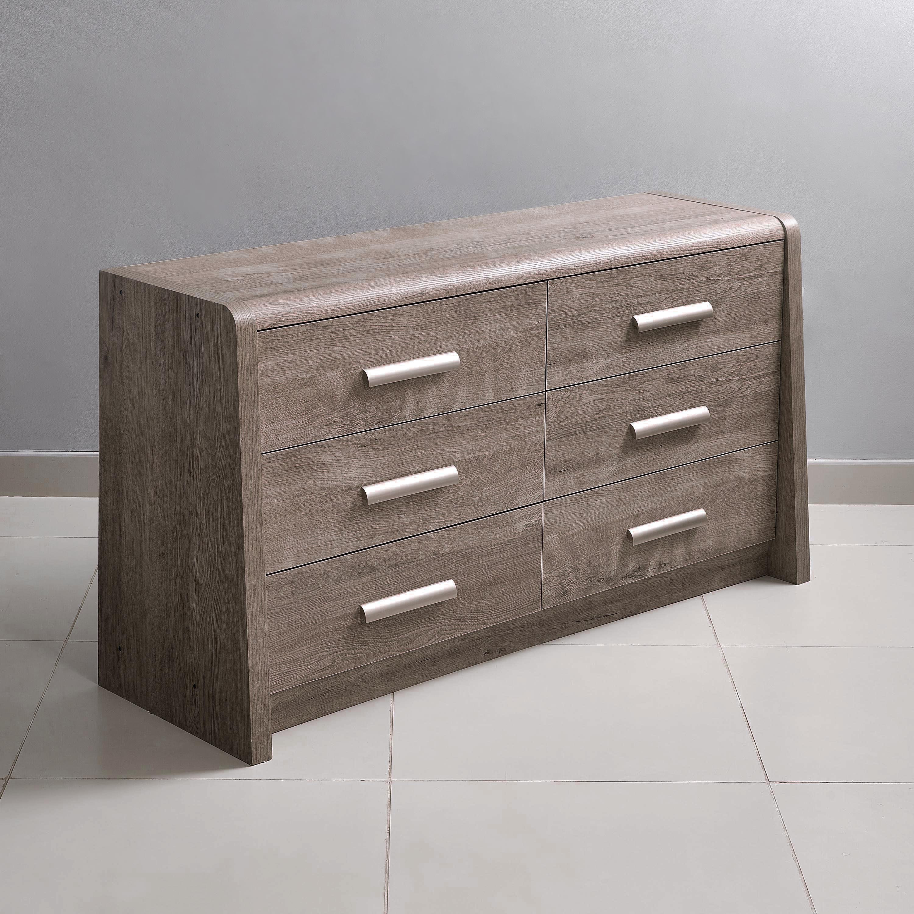 طاولة تزيين كبيرة بستة أدراج بدون مرآة-hbxfurniture-bedroom-dressersandmirrors-image-6