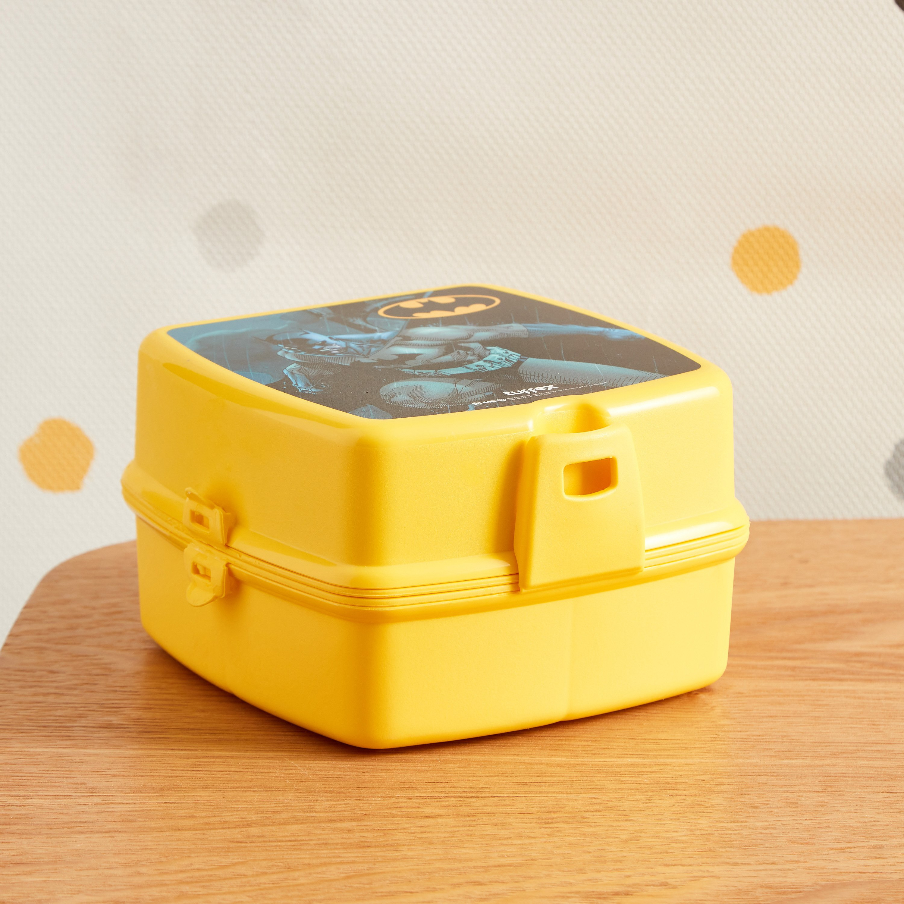 Batman Print Smart Lunch Box - 14x15x9.3 cm-hbxhomeware-hbxkidsandyouth-image-1