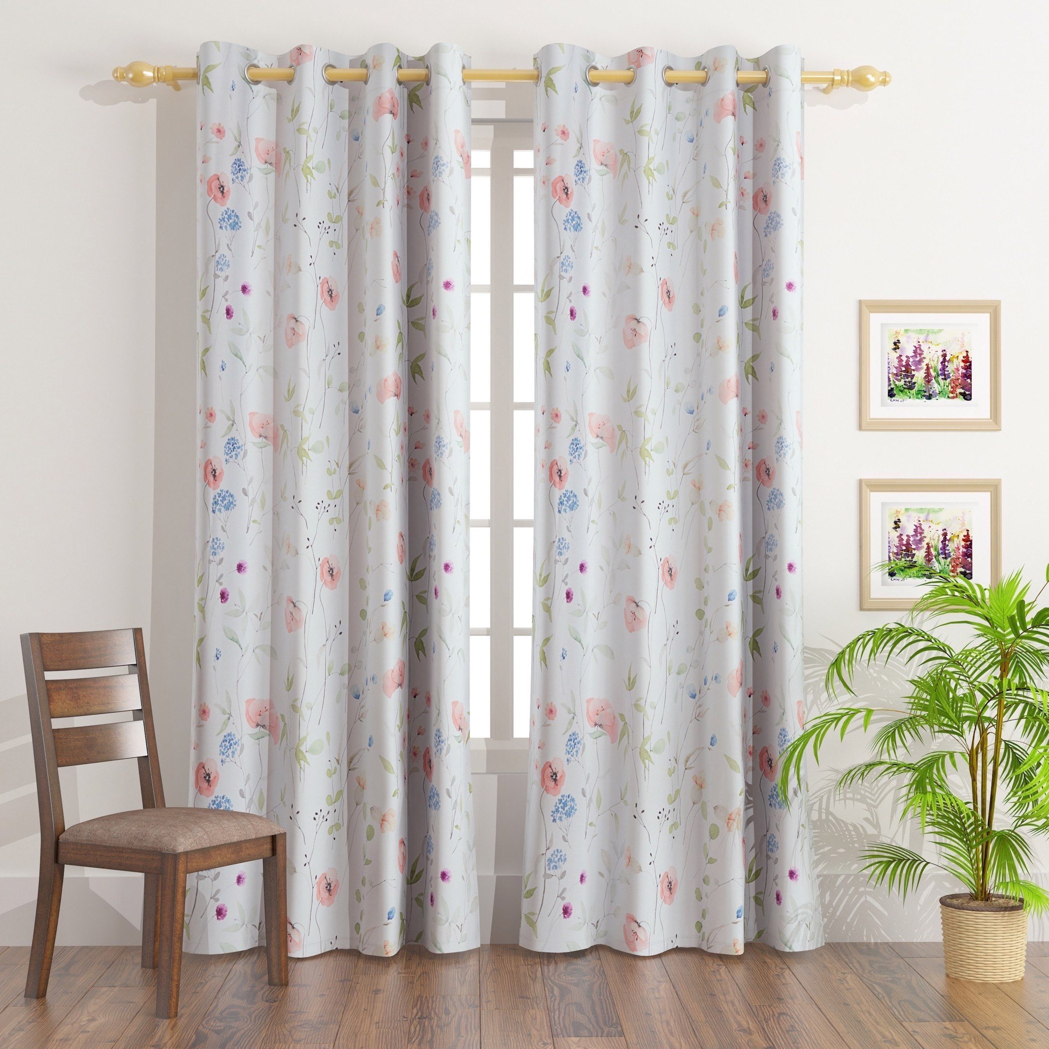 ستائر ديم أوت بطبعات من قطعتين روزا من جلوم - 140x240 سم-hbxhomeware-hbxdecorandfurnishings-image-1