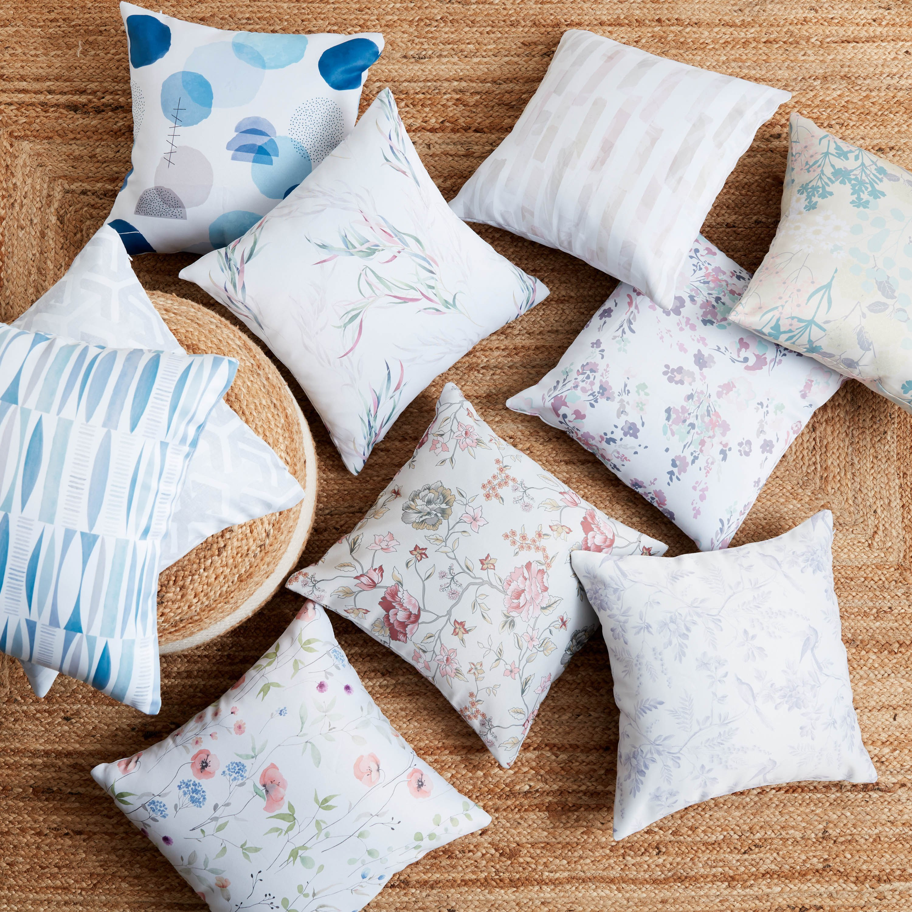 غطاء وسادة بطبعات فلورا من جلوم - 40x40 سم-hbxhomeware-cushionsandcovers-cushioncovers-image-4