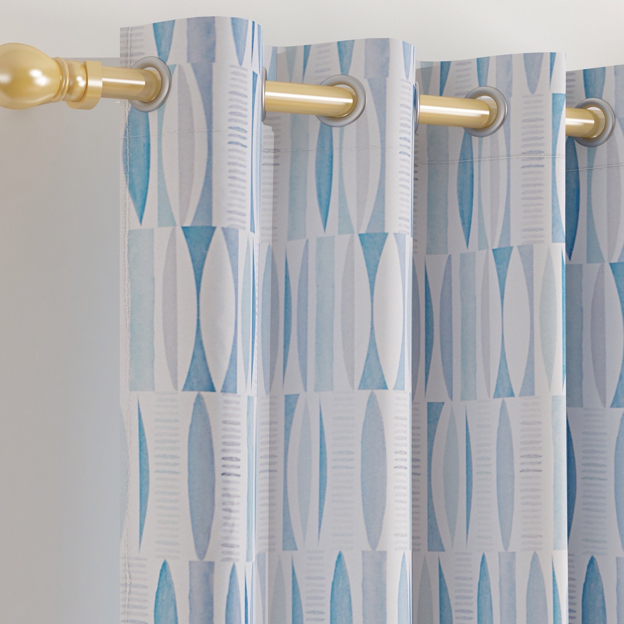 Gloom Dora 2-Piece Printed Dimout Curtain Set - 140x240 cm-hbxhomeware-hbxdecorandfurnishings-image-2