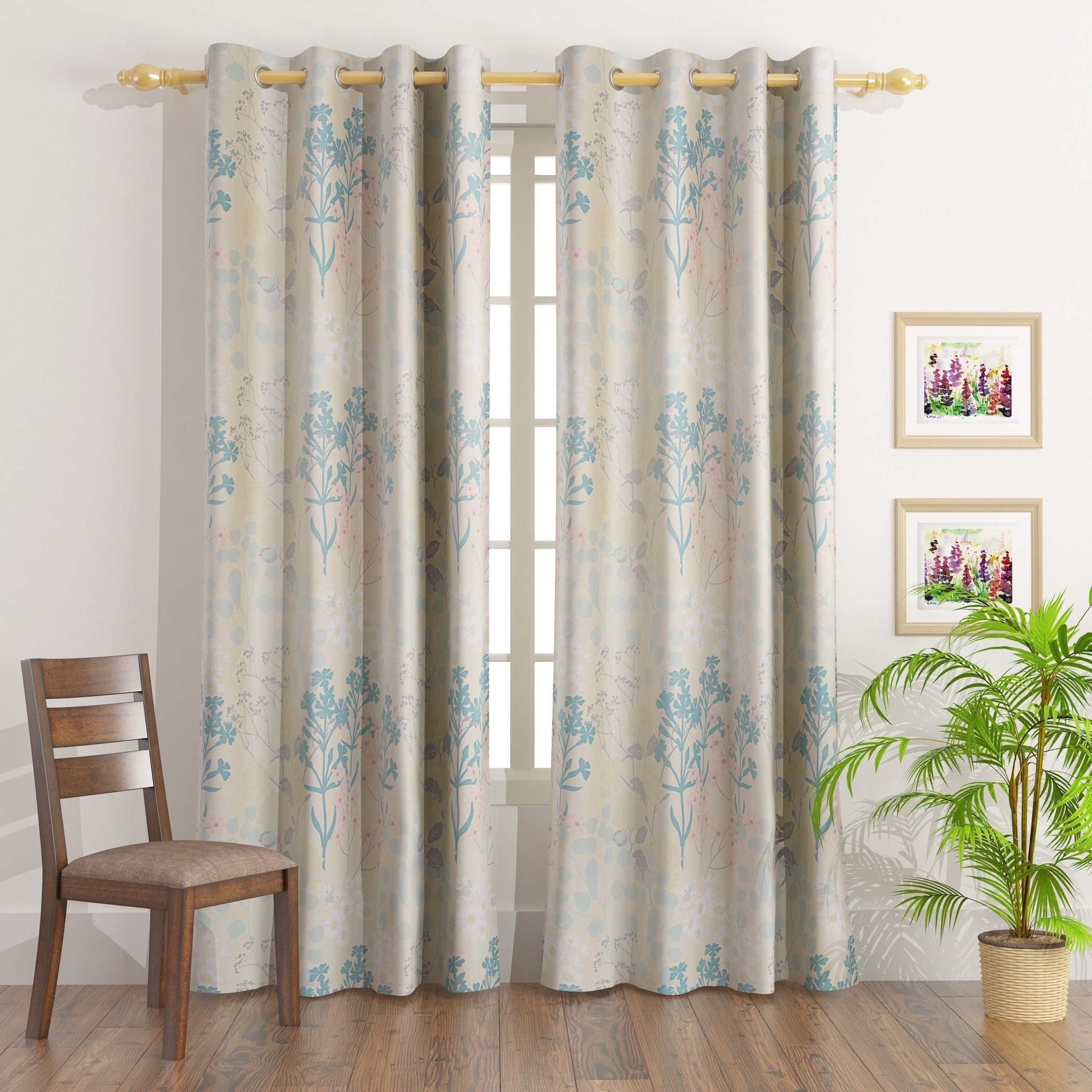 طقم ستائر ديم أوت طويلة جدّا بطبعات من قطعتين سيينا من جلوم- 140x300 سم-hbxhomeware-hbxdecorandfurnishings-image-1