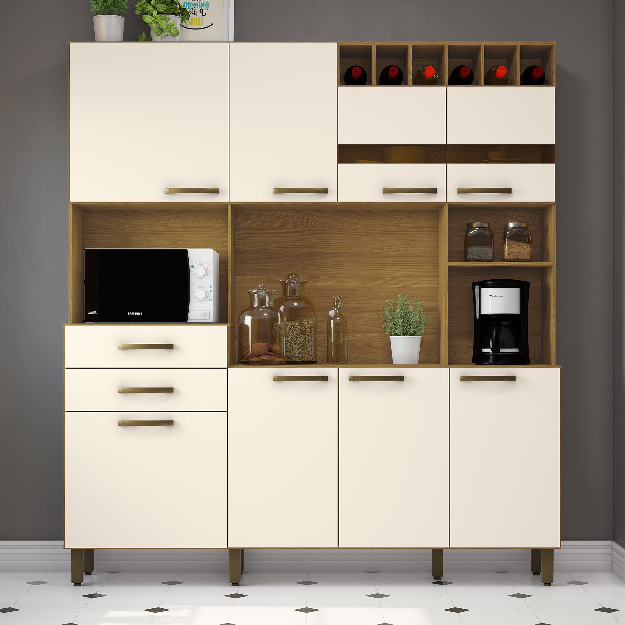 وحدة تخزين وميكروويف متعددة الاستخدامات من أوتس-hbxfurniture-diningroom-buffetsandsideboards-image-1