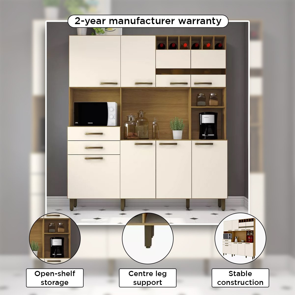 وحدة تخزين وميكروويف متعددة الاستخدامات من أوتس-hbxfurniture-diningroom-buffetsandsideboards-image-4