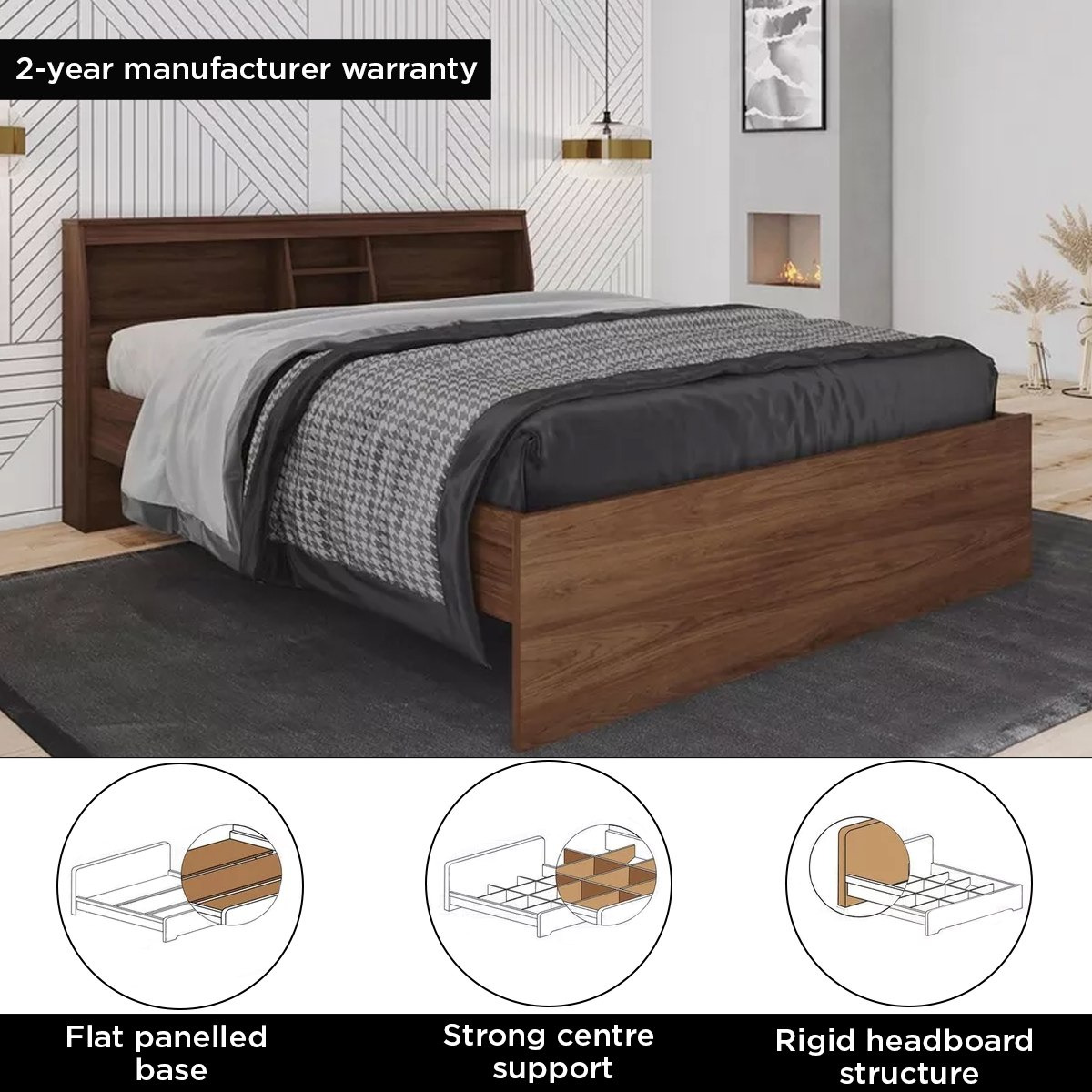 Movo Oscar 5-Piece King Bedroom Set - 180x200 cm-hbxbedroom-bedsandbedsets-bedroomsets-king-image-18