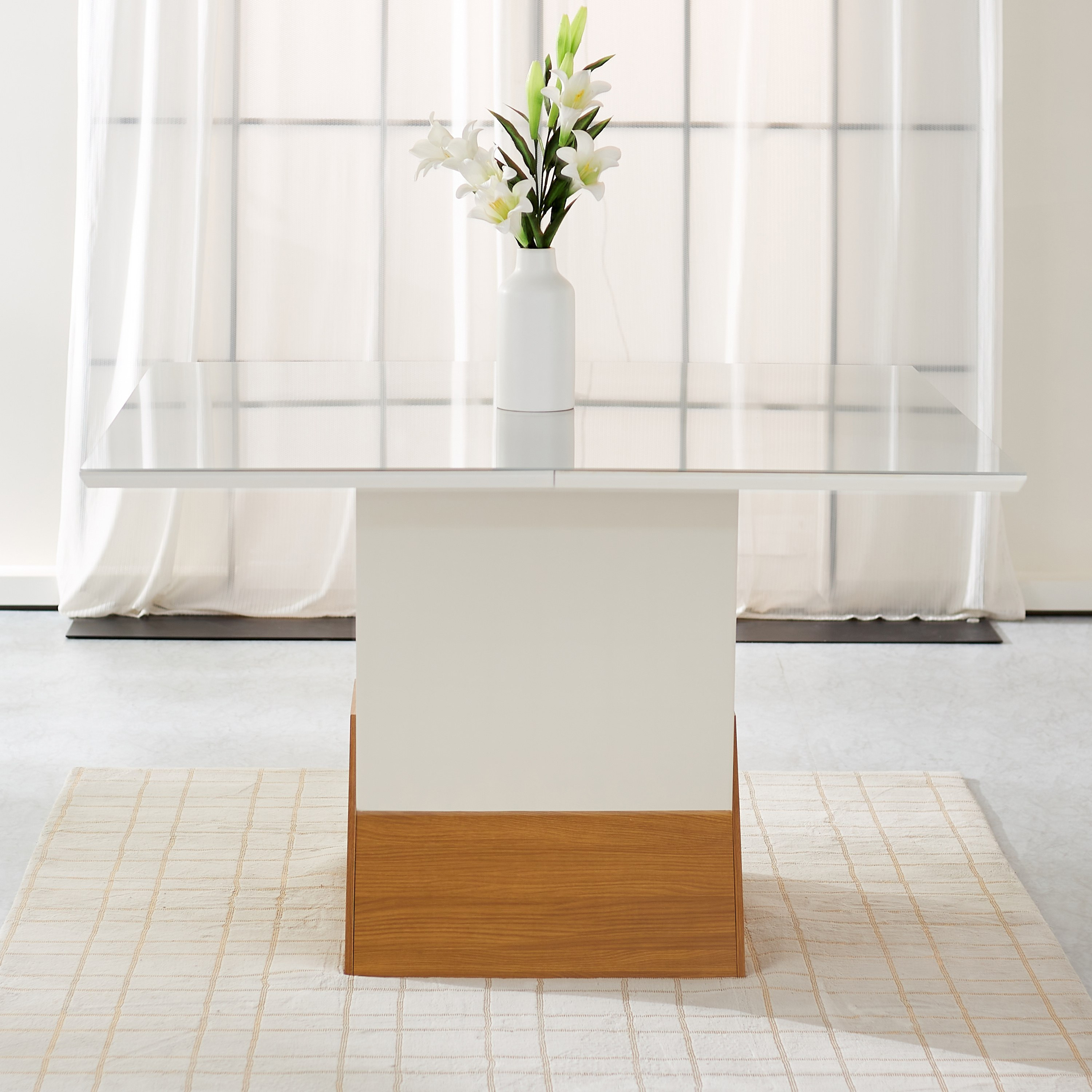 طاولة سفرة لـ8 مقاعد من أوتس-hbxfurniture-diningroom-diningtables-eightseater-image-2