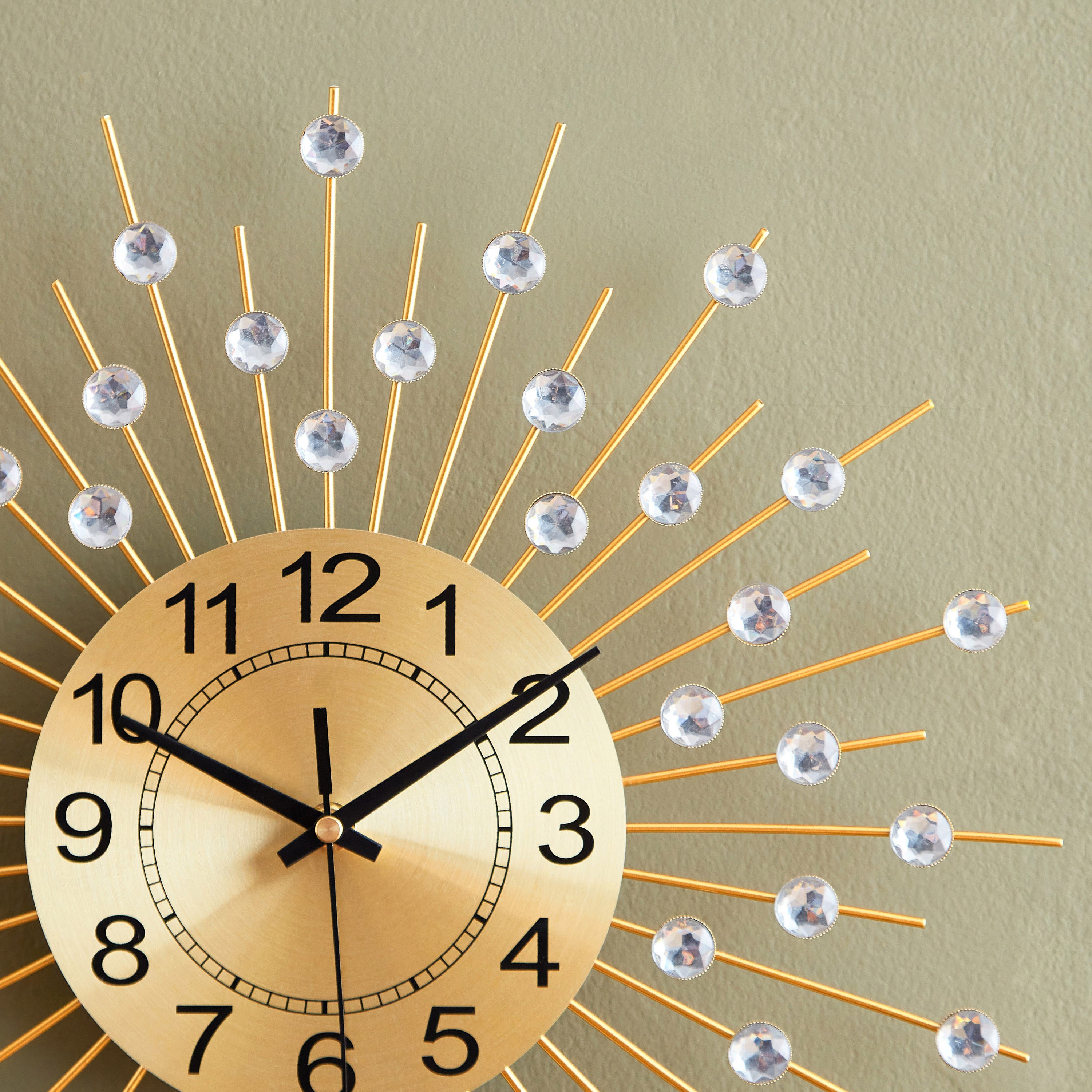 ساعة حائط معدن من هارفي - 40 سم-hbxdiningroom-decorandaccessories-clocks-image-4