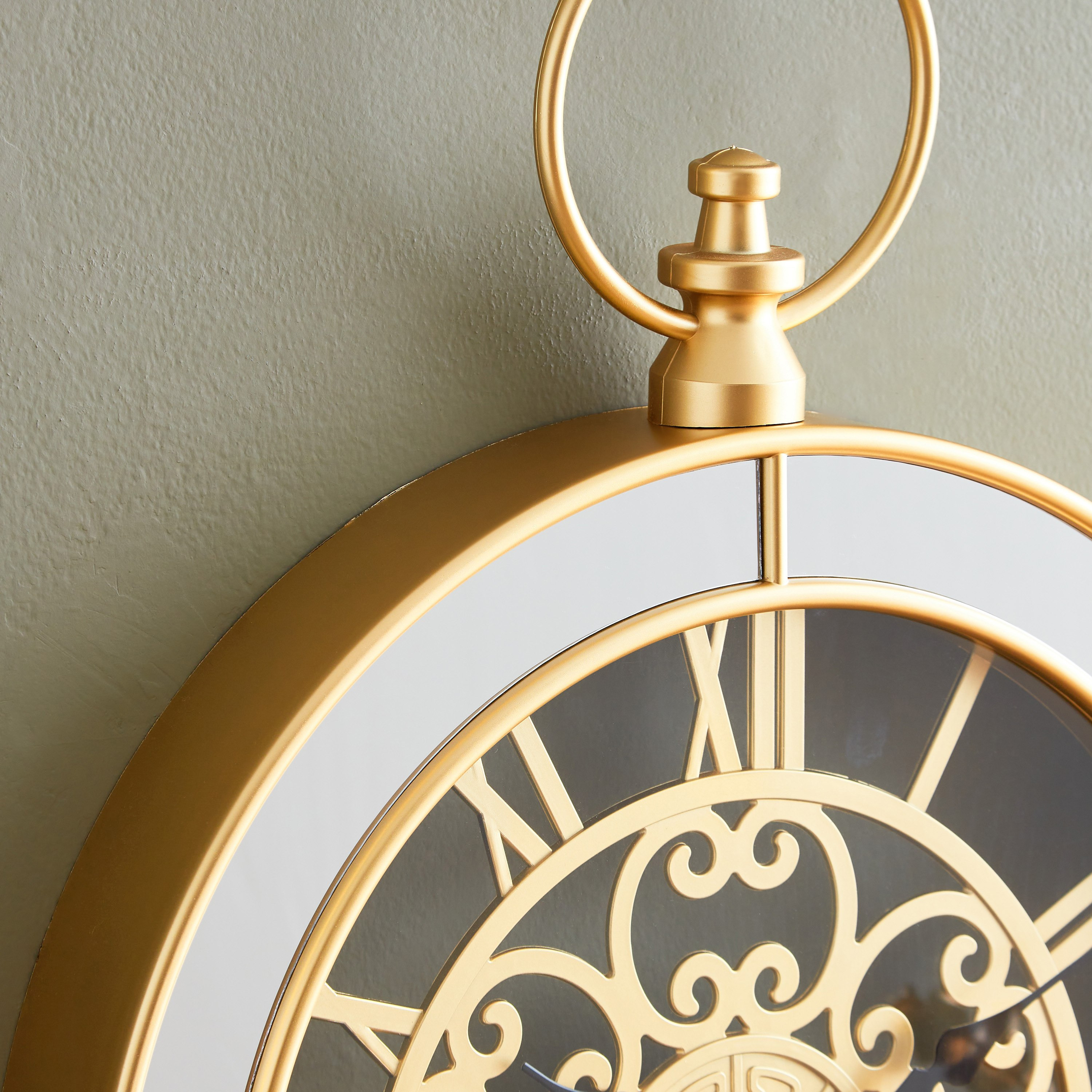 ساعة حائط بلاستيك من هارفي - 43x5.5x58 سم-hbxdiningroom-decorandaccessories-clocks-image-3