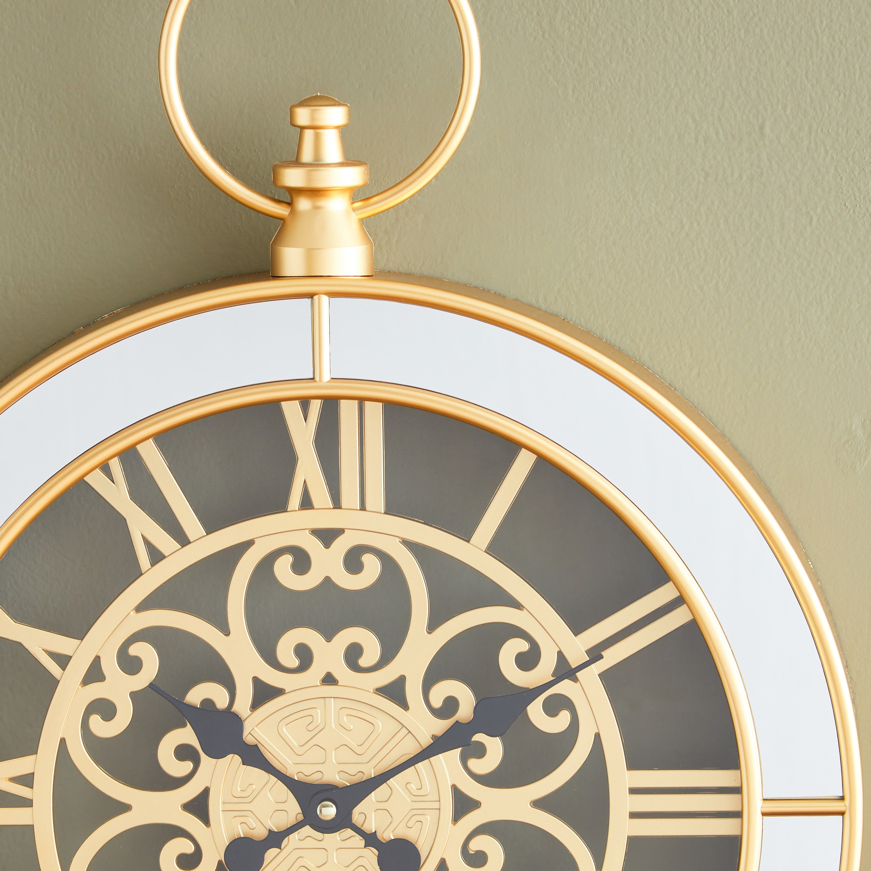 ساعة حائط بلاستيك من هارفي - 43x5.5x58 سم-hbxdiningroom-decorandaccessories-clocks-image-4