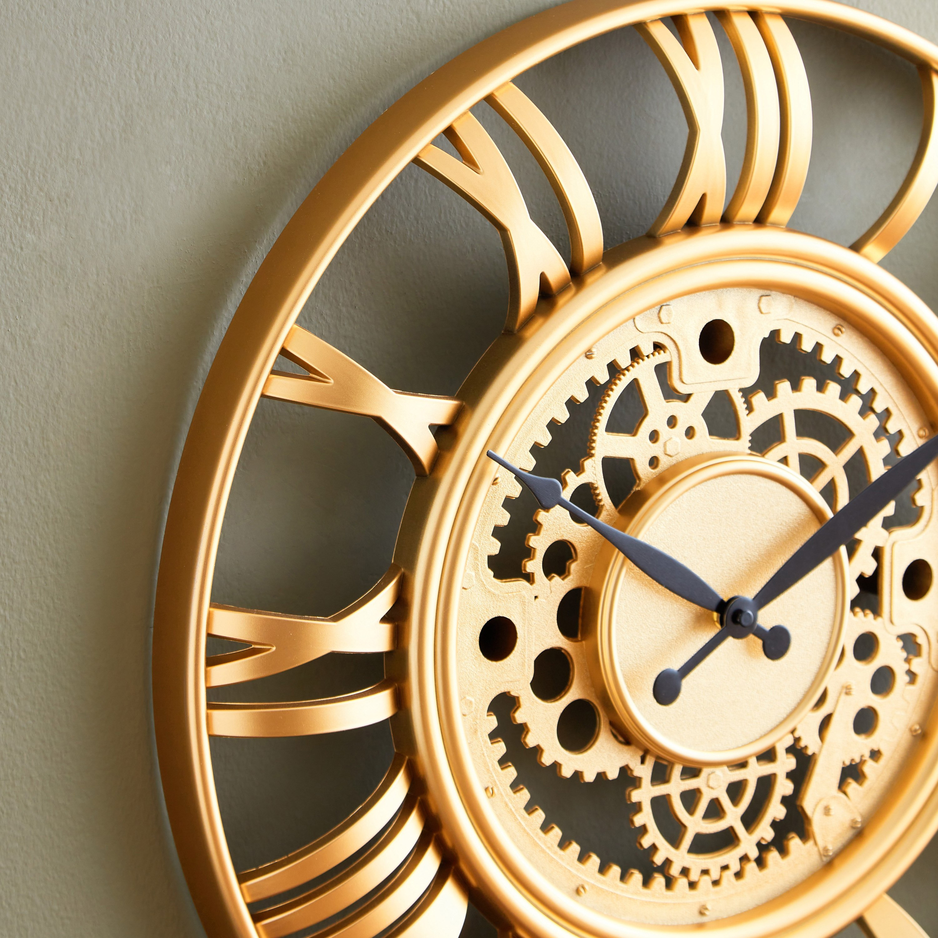 ساعة حائط بتصميم ترس من هارفي - 50 سم-hbxdiningroom-decorandaccessories-clocks-image-3