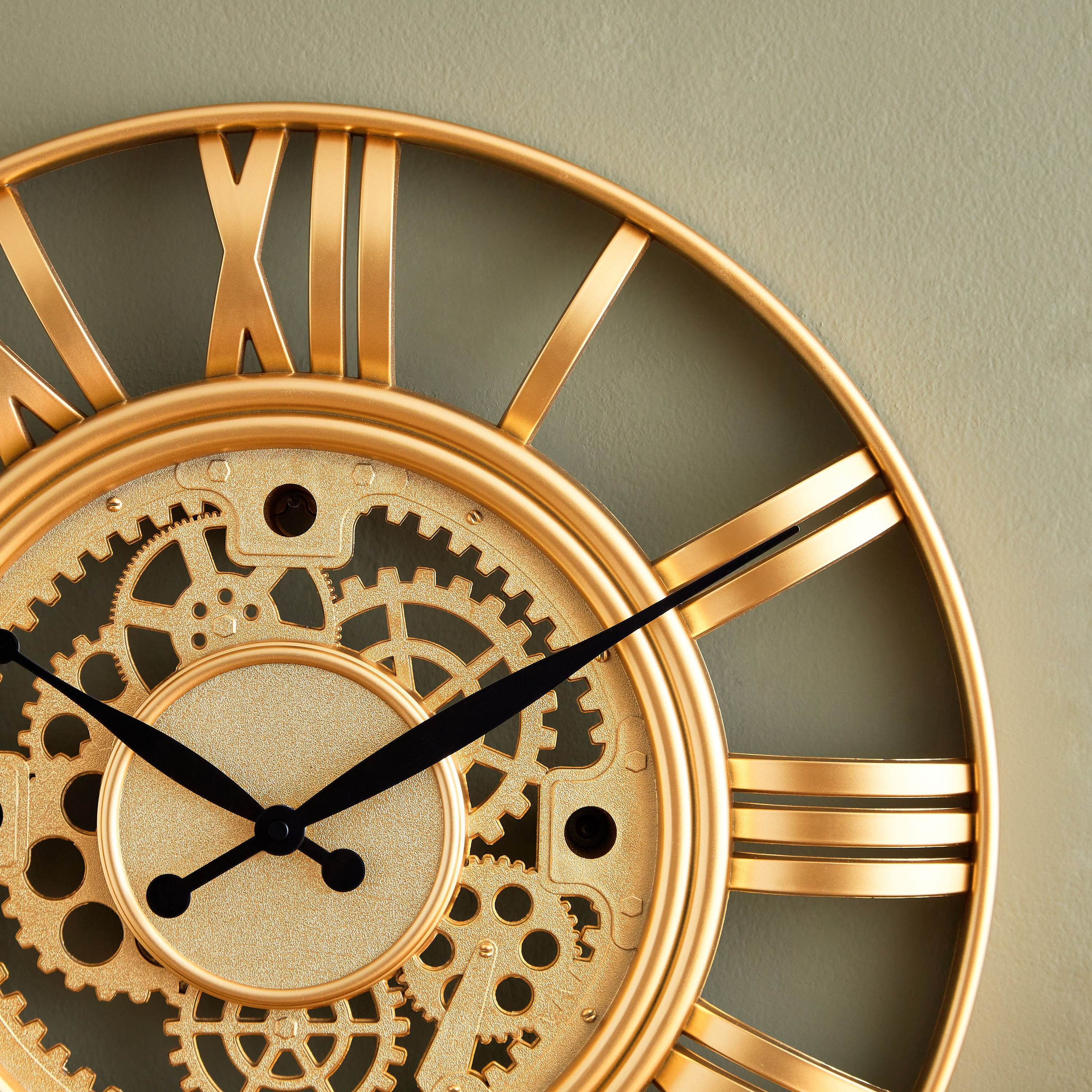 ساعة حائط بتصميم ترس من هارفي - 50 سم-hbxdiningroom-decorandaccessories-clocks-image-4