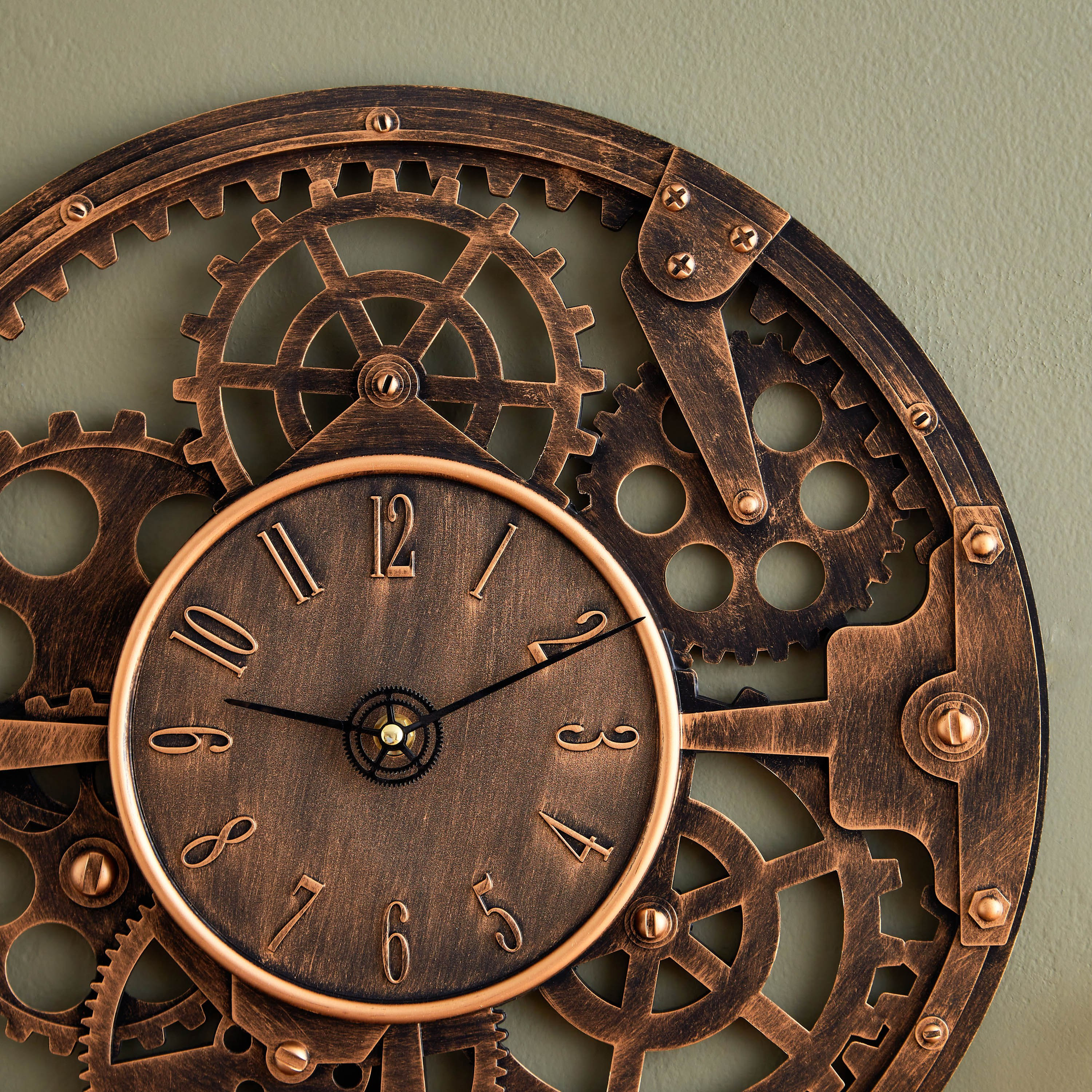 ساعة حائط بتصميم ترس من هارفي - 42.5 سم-hbxdiningroom-decorandaccessories-clocks-image-4