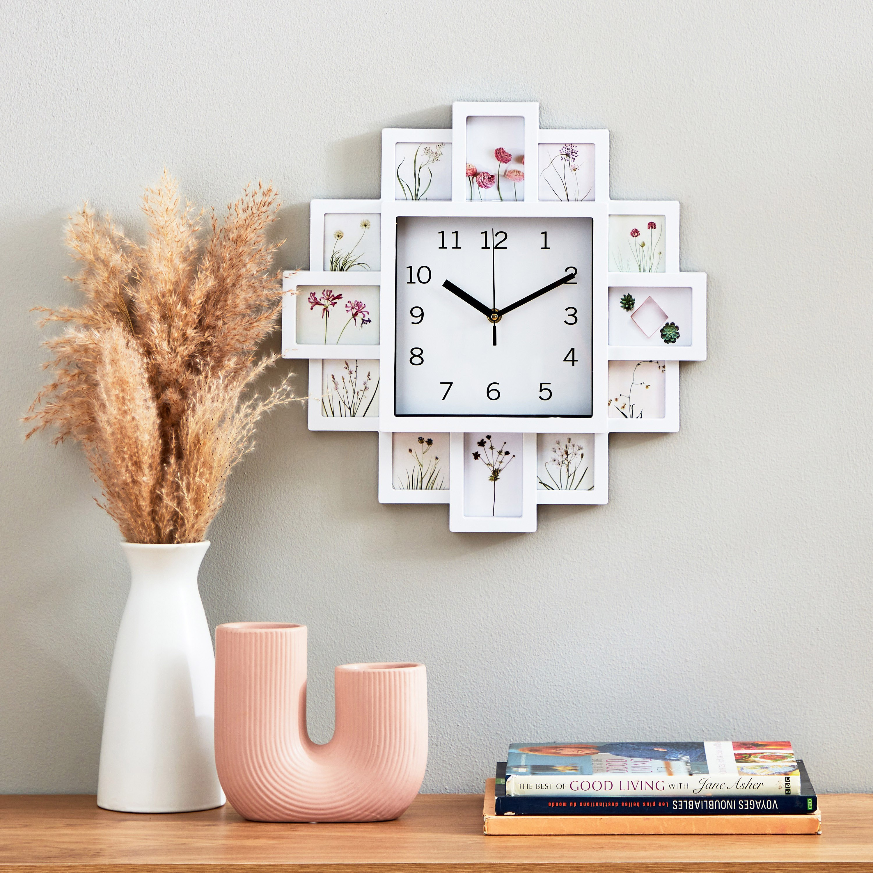 برواز صور مجمعة من هارفي - 27.4x27.4x3.8 سم-hbxdiningroom-decorandaccessories-clocks-image-1