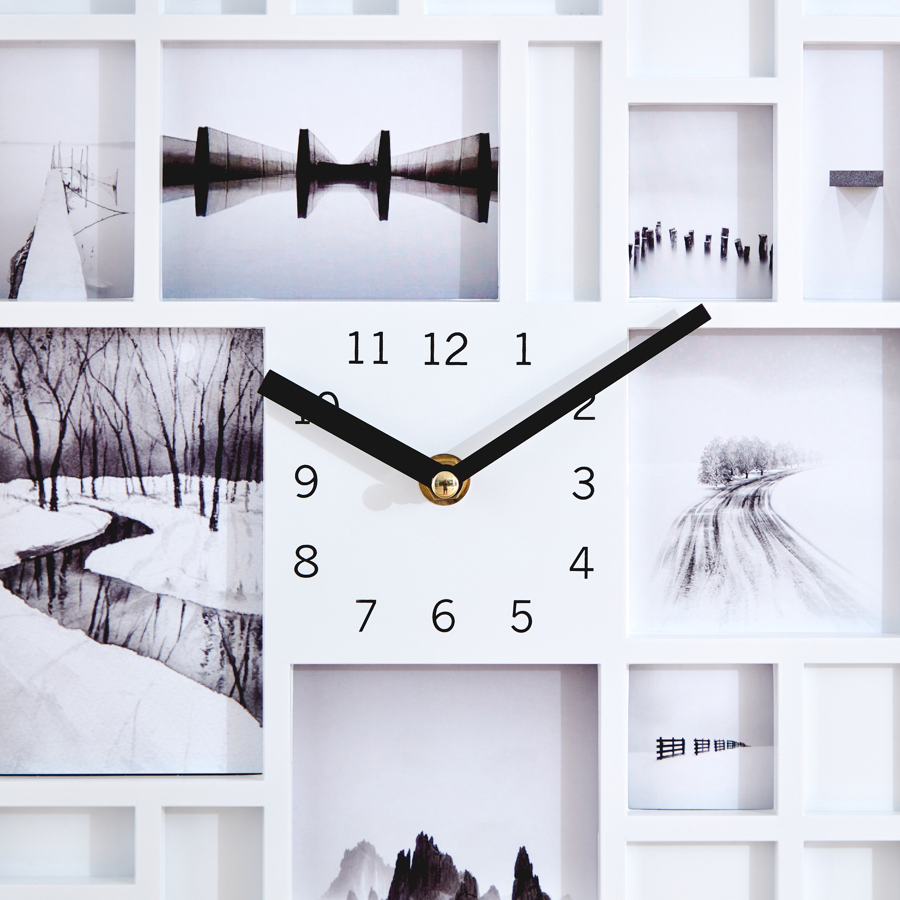 Harvey Collage Frame Wall Clock - 35 cm-hbxdiningroom-decorandaccessories-clocks-image-4
