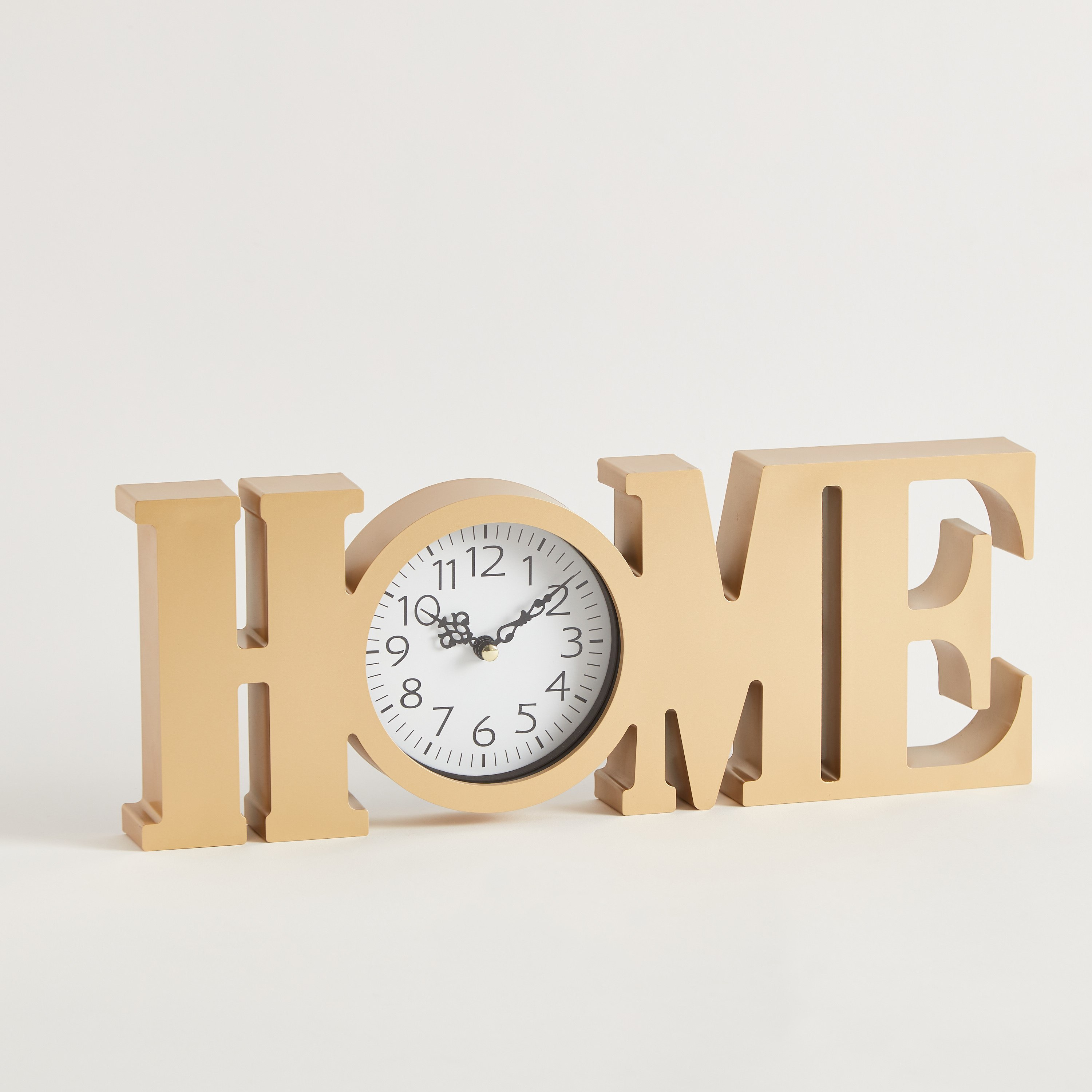ساعة حائط بتصميم كلمة هوم من هارفي - 38x4x14 سم-hbxdiningroom-decorandaccessories-clocks-image-6