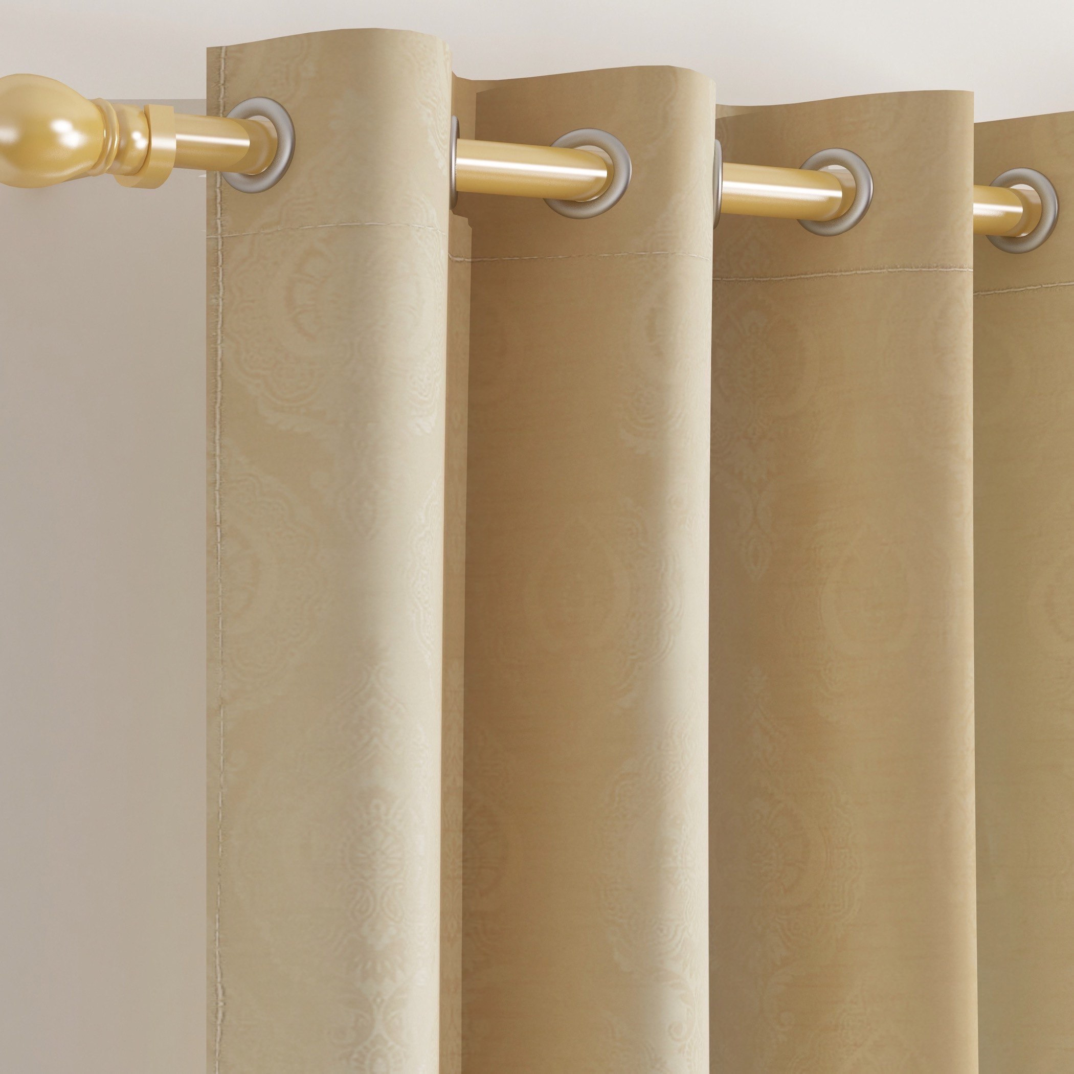 زوج ستائر جاكار من دمشقي - 135x300 سم-hbxhomeware-hbxdecorandfurnishings-image-2