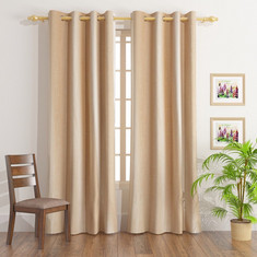 Tera Jacquard Curtain Pair -135x300 cm