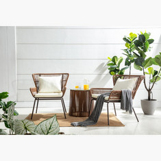 Katina 2-Seater Outdoor Table and Chair Set with Cushions
