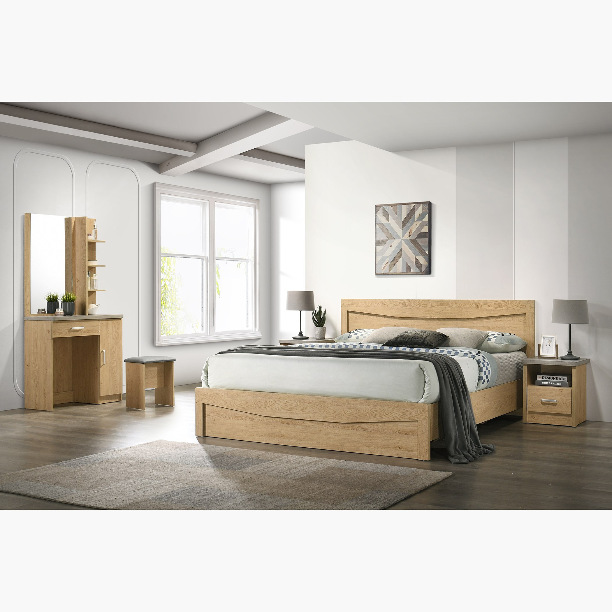 Movo Crescent 5-Door Wardrobe with Mirror-hbxfurniture-wardrobes-image-11