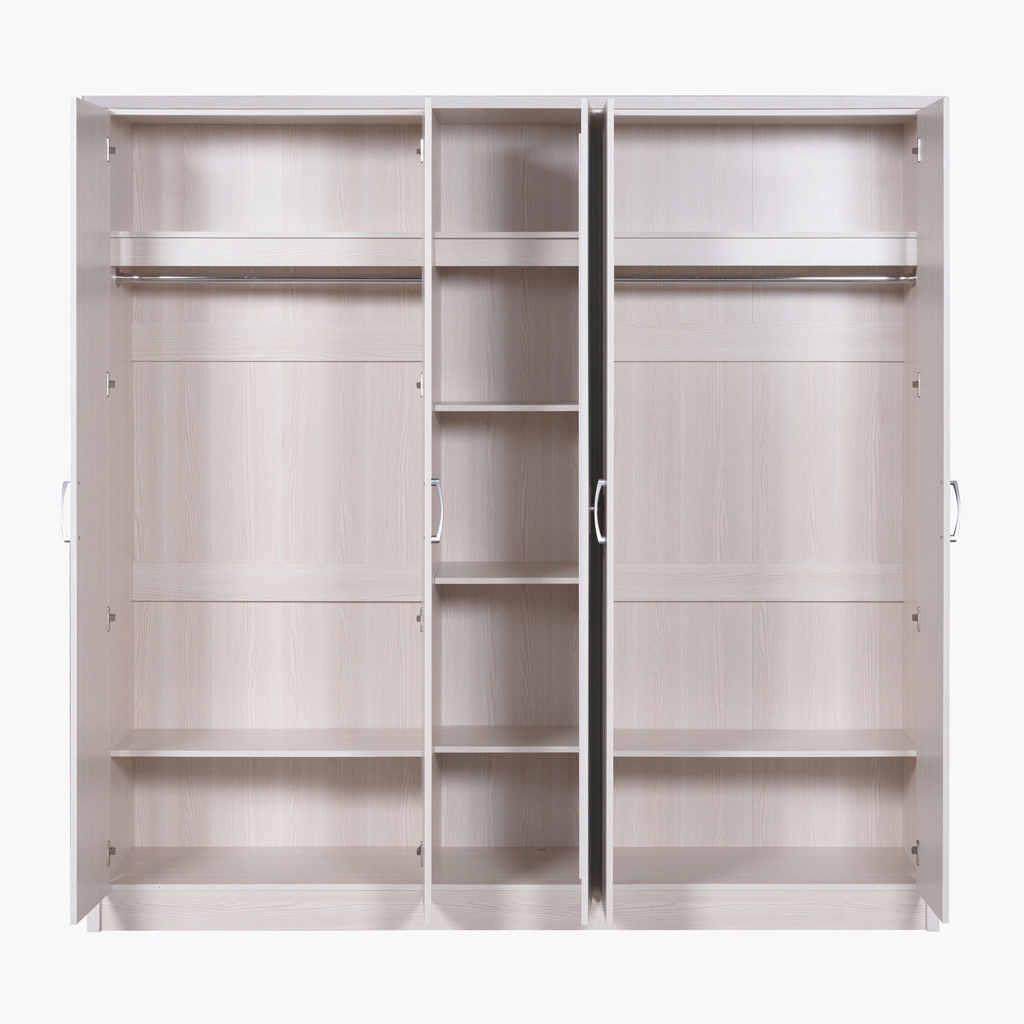 Movo Valencia 5-Door Wardrobe with Mirror-hbxfurniture-wardrobes-image-3
