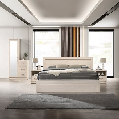 Valencia 5-Piece King Bedroom Set - 180x200 cms