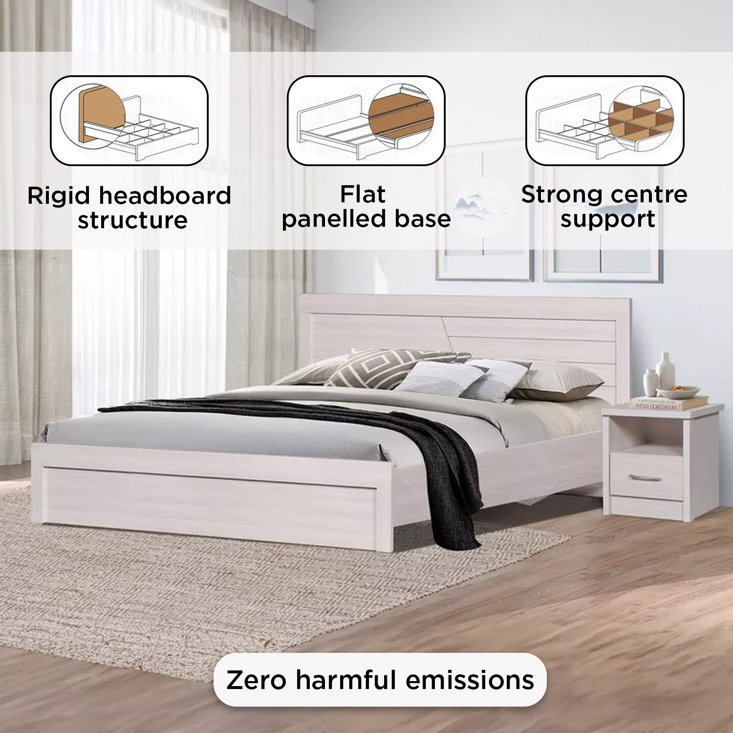 Movo Valencia 5-Piece King Bedroom Set - 180x200 cm-hbxbedroom-bedsandbedsets-bedroomsets-king-image-14