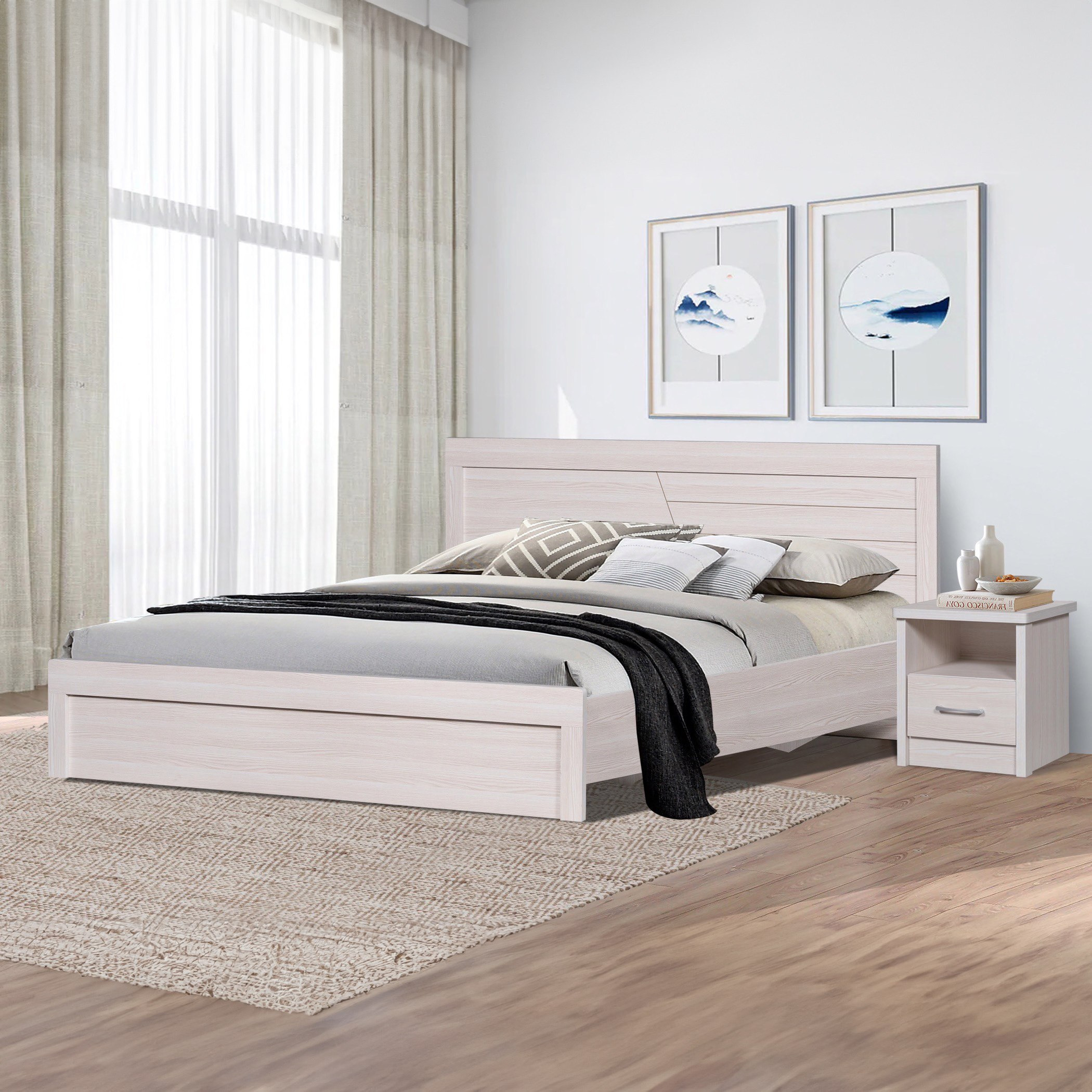 Movo Valencia 5-Piece King Bedroom Set - 180x200 cm-hbxbedroom-bedsandbedsets-bedroomsets-king-image-2