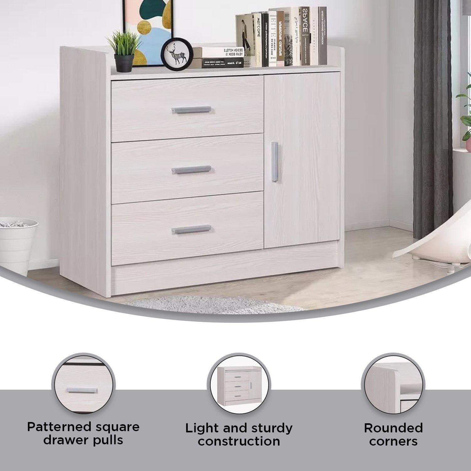 Movo Bella 3-Drawer Young Dresser without Mirror-hbxfurniture-kidsroom-kidsdressersandmirrors-image-9