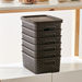 Essential 6-Piece Multi-Purpose Storage Basket with Lids - 25x20x10 cm-Organisers-thumbnail-1