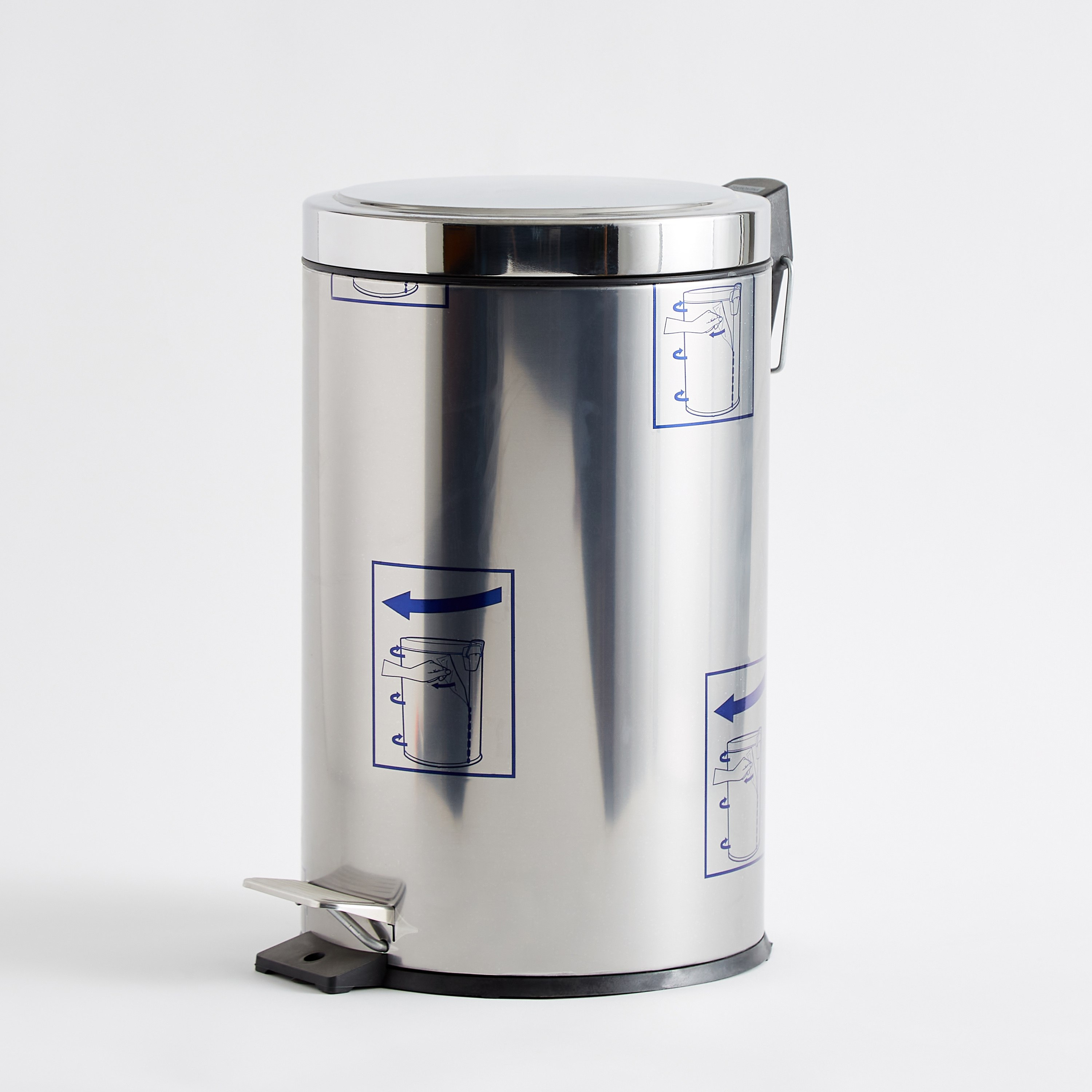 Tramontina Stainless Steel Pedal Bin - 12 L-hbxhomeware-hbxbathroom-image-6