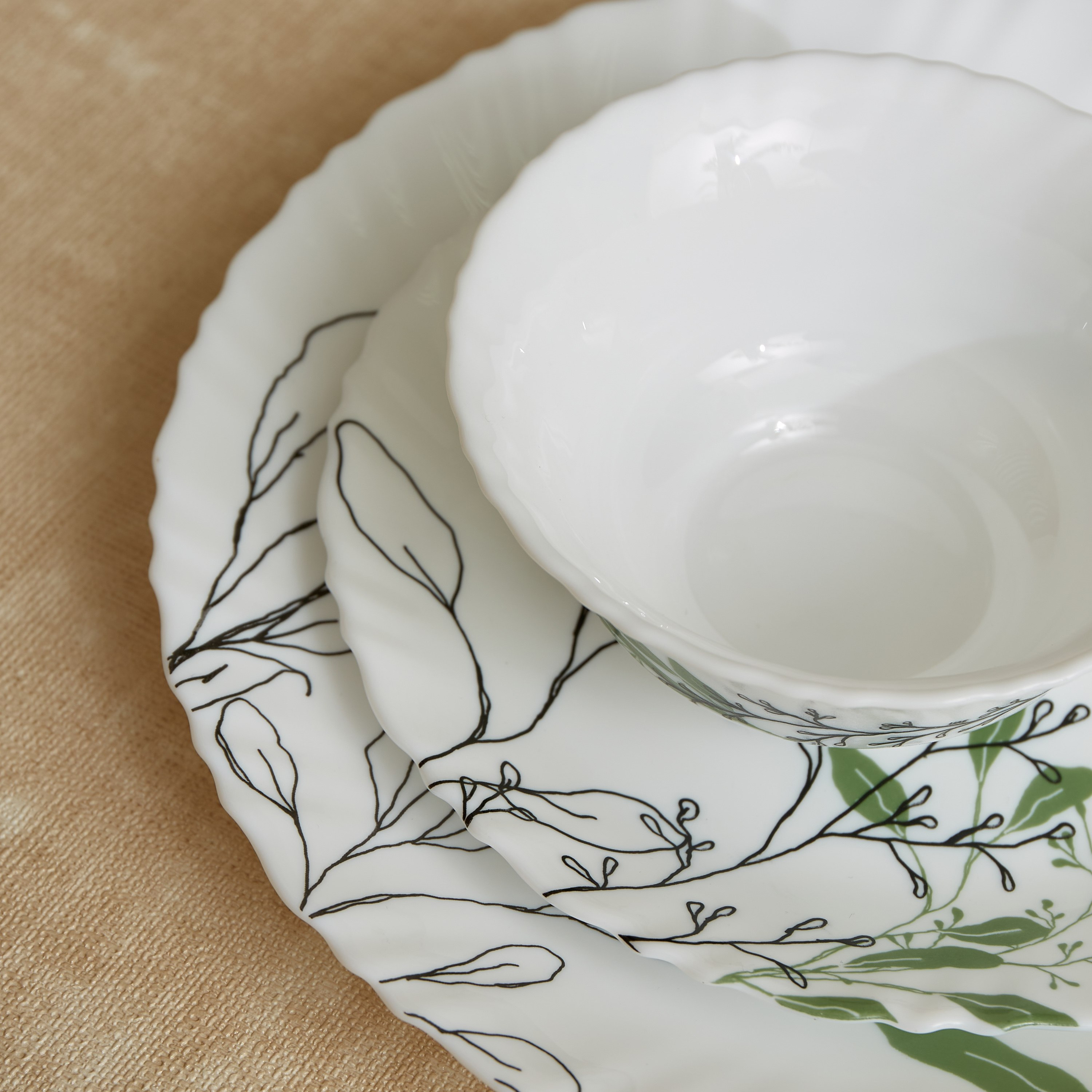 صحن حلويات أوبال وير بيليزا من لومينارك - 19 سم-hbxdecorandfurnishings-tabletop-crockery-image-4