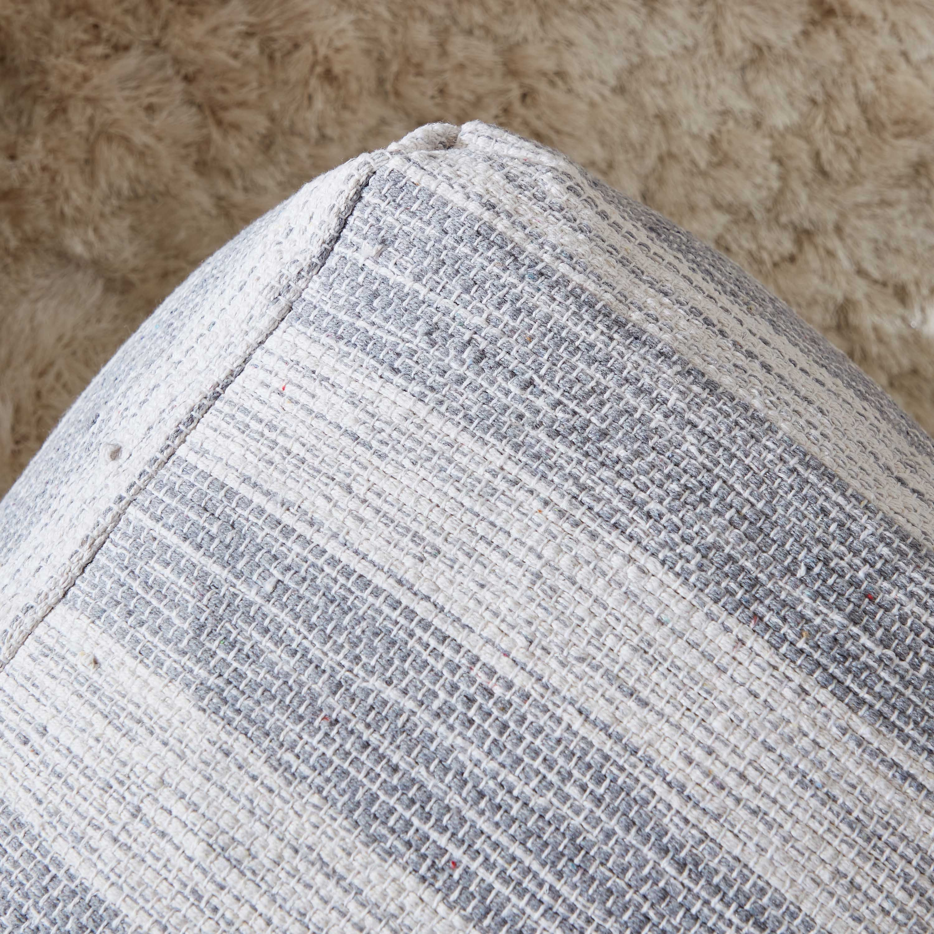 Madison Cotton Pouf - 45x45x40 cm-hbxlivingroom-sofasandarmchairs-ottomansandfootstools-image-3