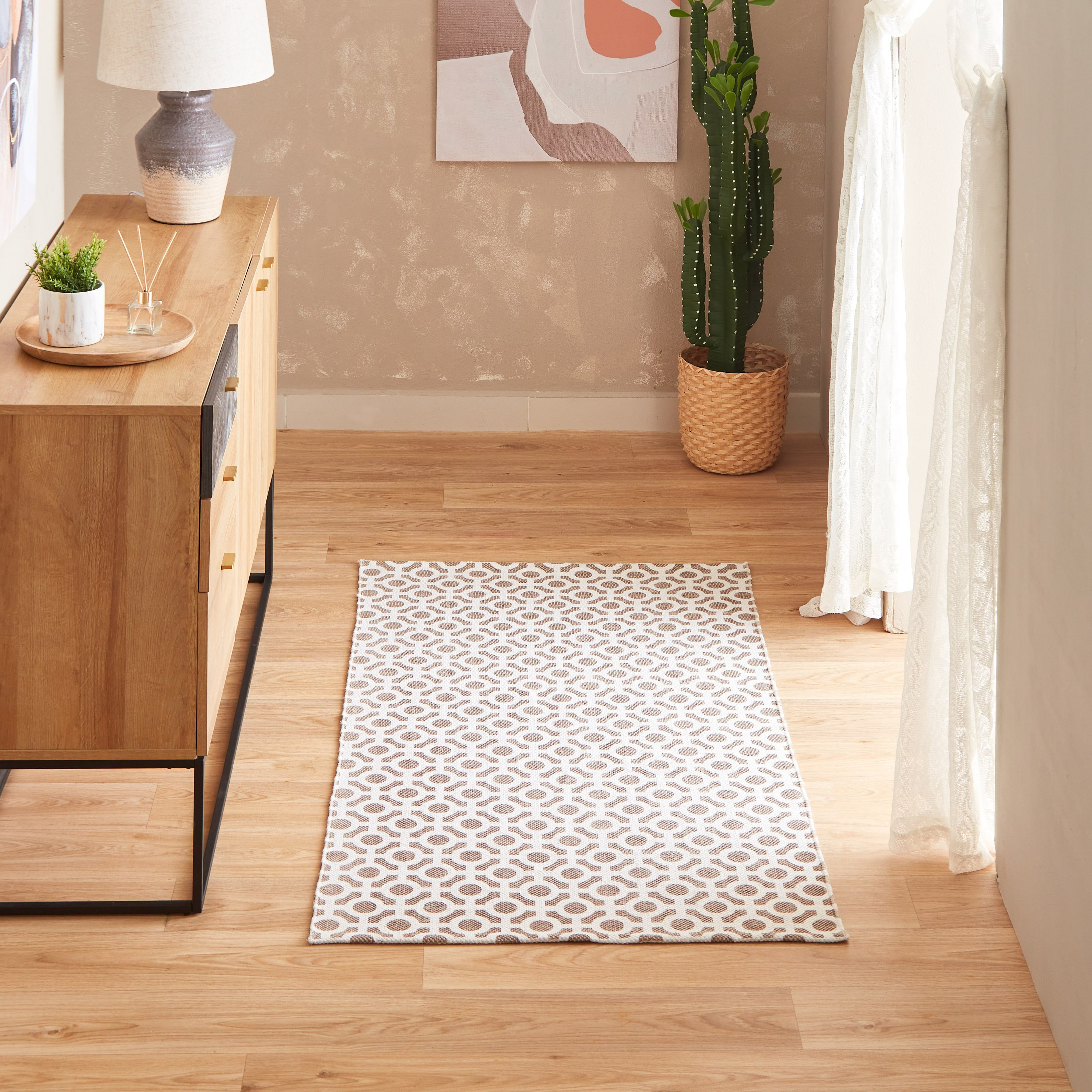 سجّادة دوري قطن من أوليفر ميلتون - 80x150 سم-hbxdecorandfurnishings-floorcoverings-rugs-image-1