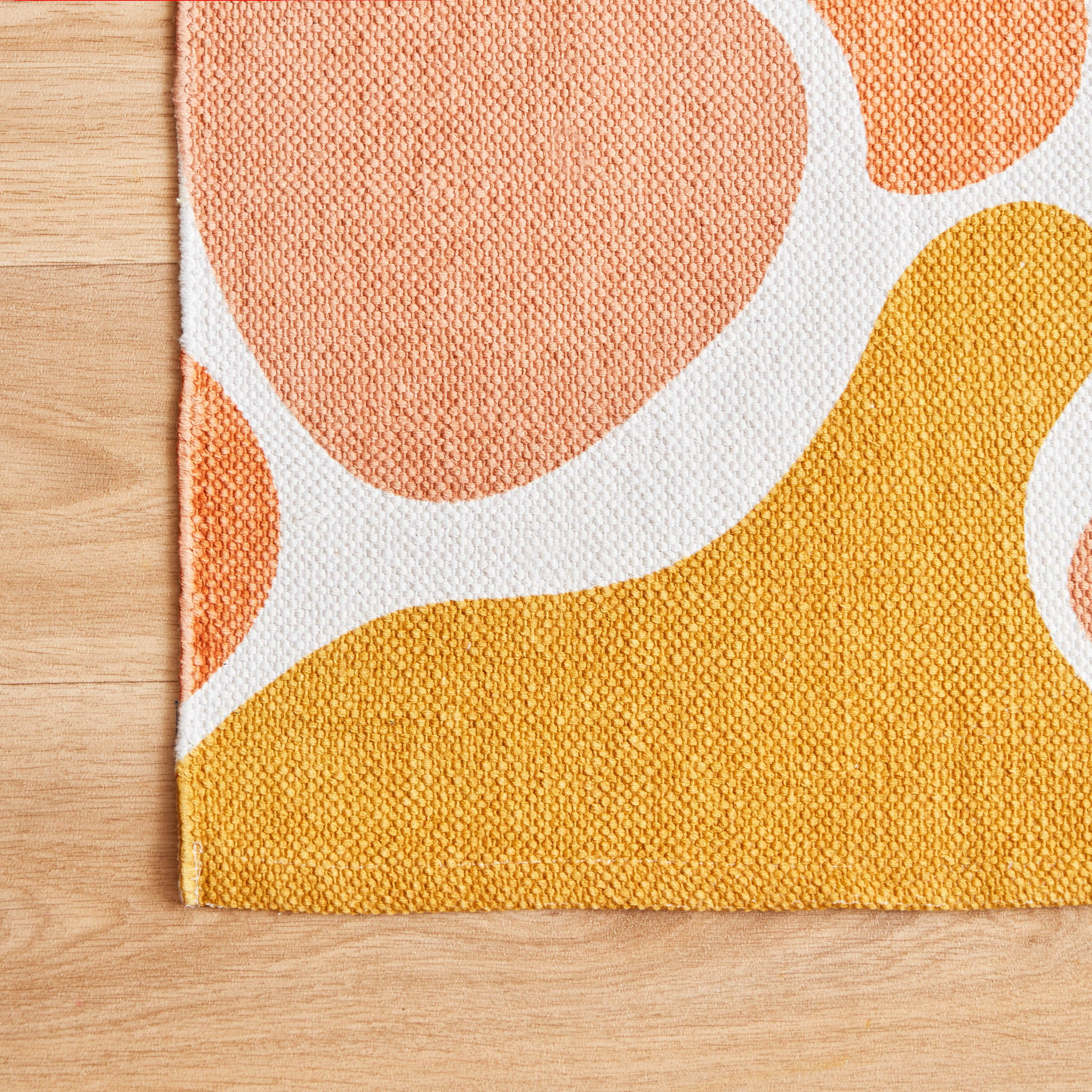 Oliver Vivid Cotton Dhurrie - 60x90 cm-hbxdecorandfurnishings-floorcoverings-rugs-image-2