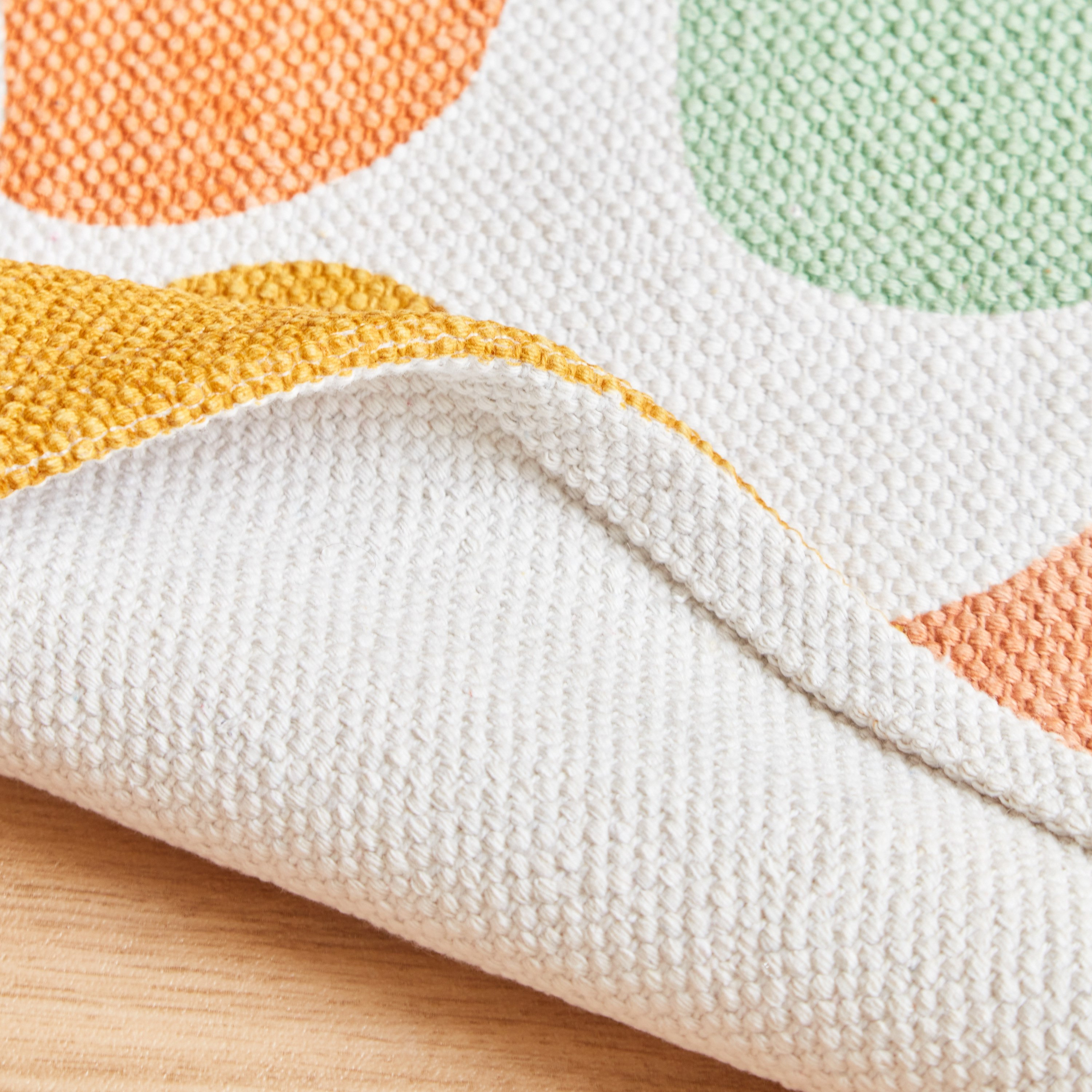 Oliver Vivid Cotton Dhurrie - 60x90 cm-hbxdecorandfurnishings-floorcoverings-rugs-image-4