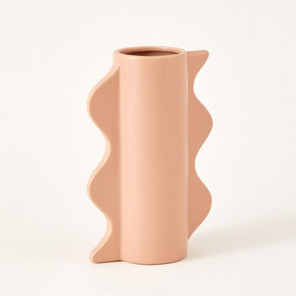 Sansa Ceramic Scallop Vase