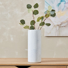 Sansa Ceramic Speckled Vase - 13.5x13.5x30.5 cm