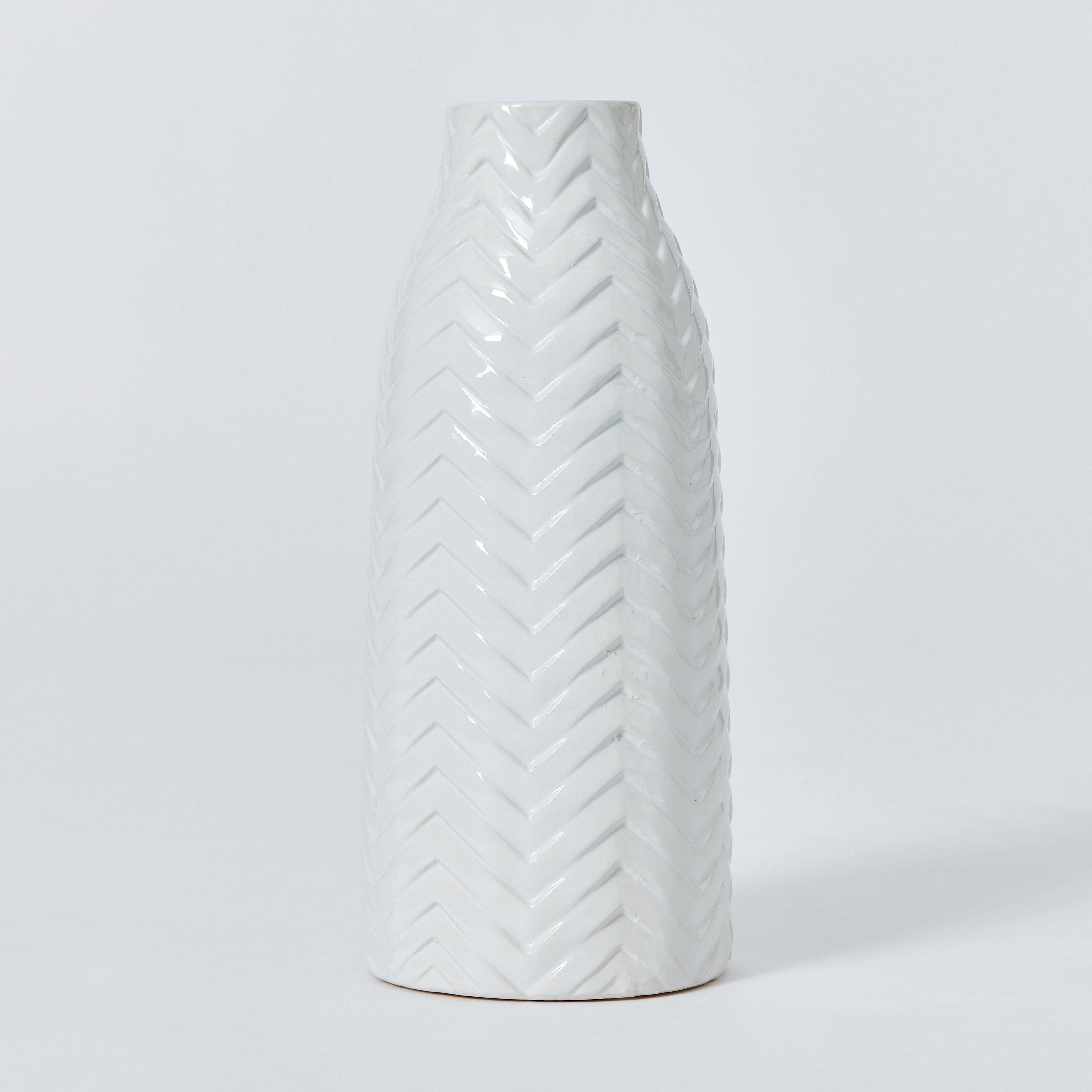 مزهرية سيراميك متعرّجة من سانسا - 13.5x13.5x32 سم-hbxhomeware-hbxdecorandfurnishings-image-6